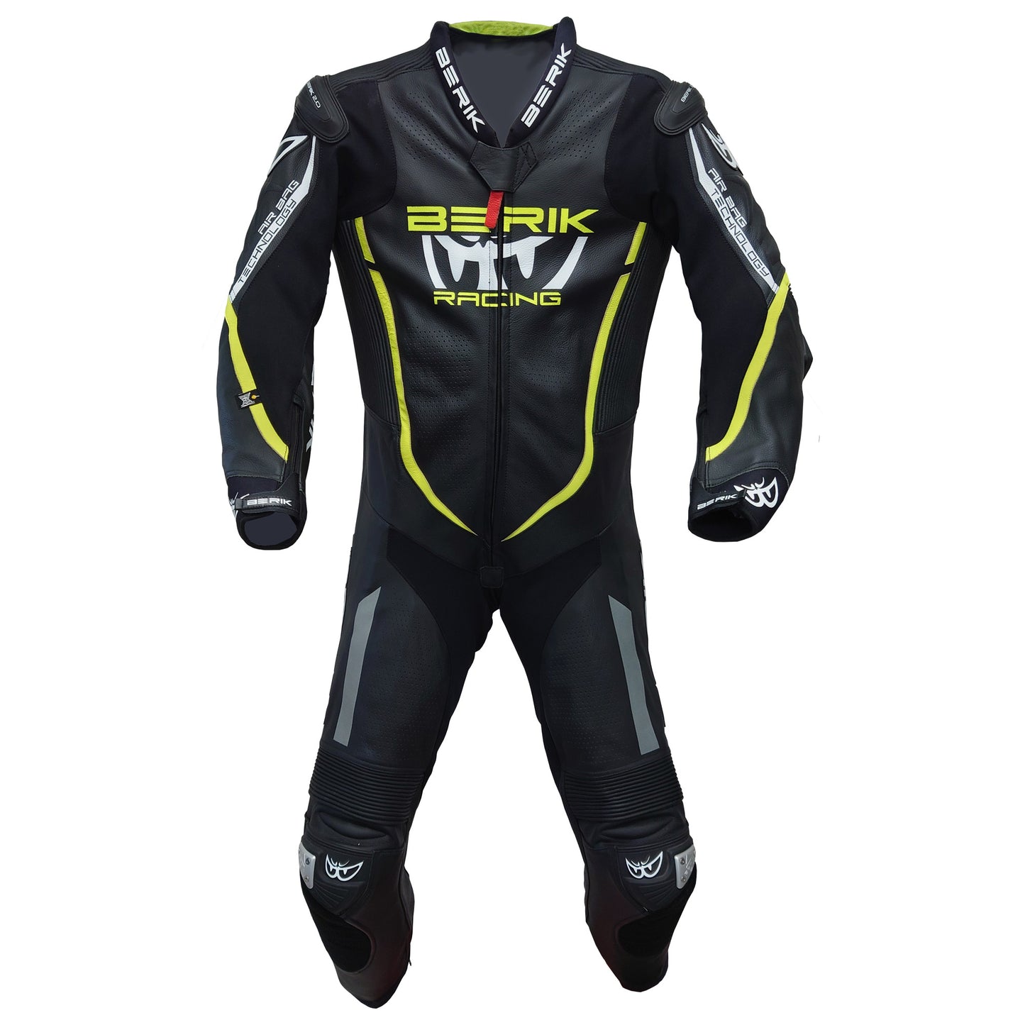LS1-221322-BK YELLOW BERIK RACINGSUITS AIRBAG MODEL