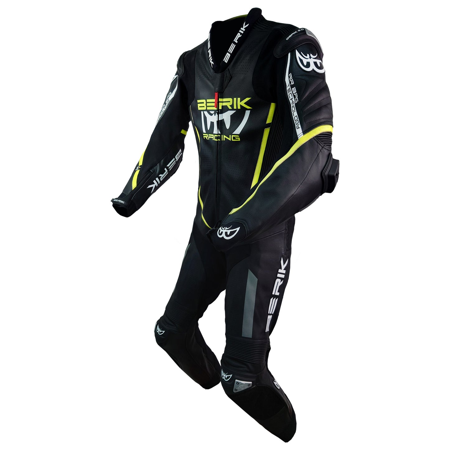 LS1-221322-BK YELLOW BERIK RACINGSUITS AIRBAG MODEL
