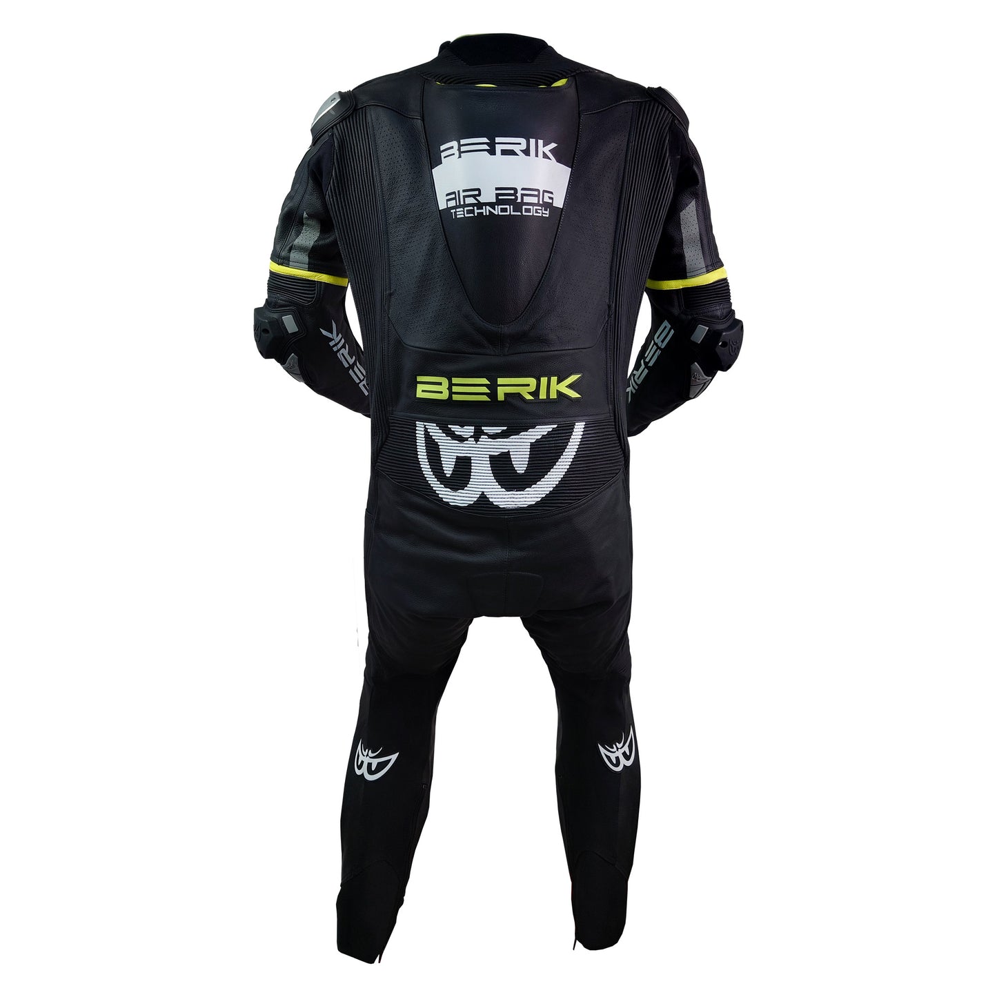 LS1-221322-BK YELLOW BERIK RACINGSUITS AIRBAG MODEL
