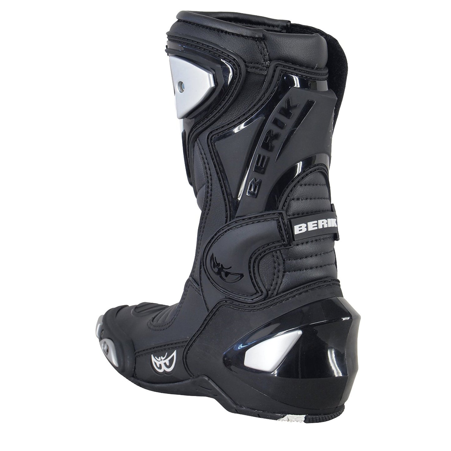 BOT-1289-BK  ALL BLACK BERIK RACINGBOOTS