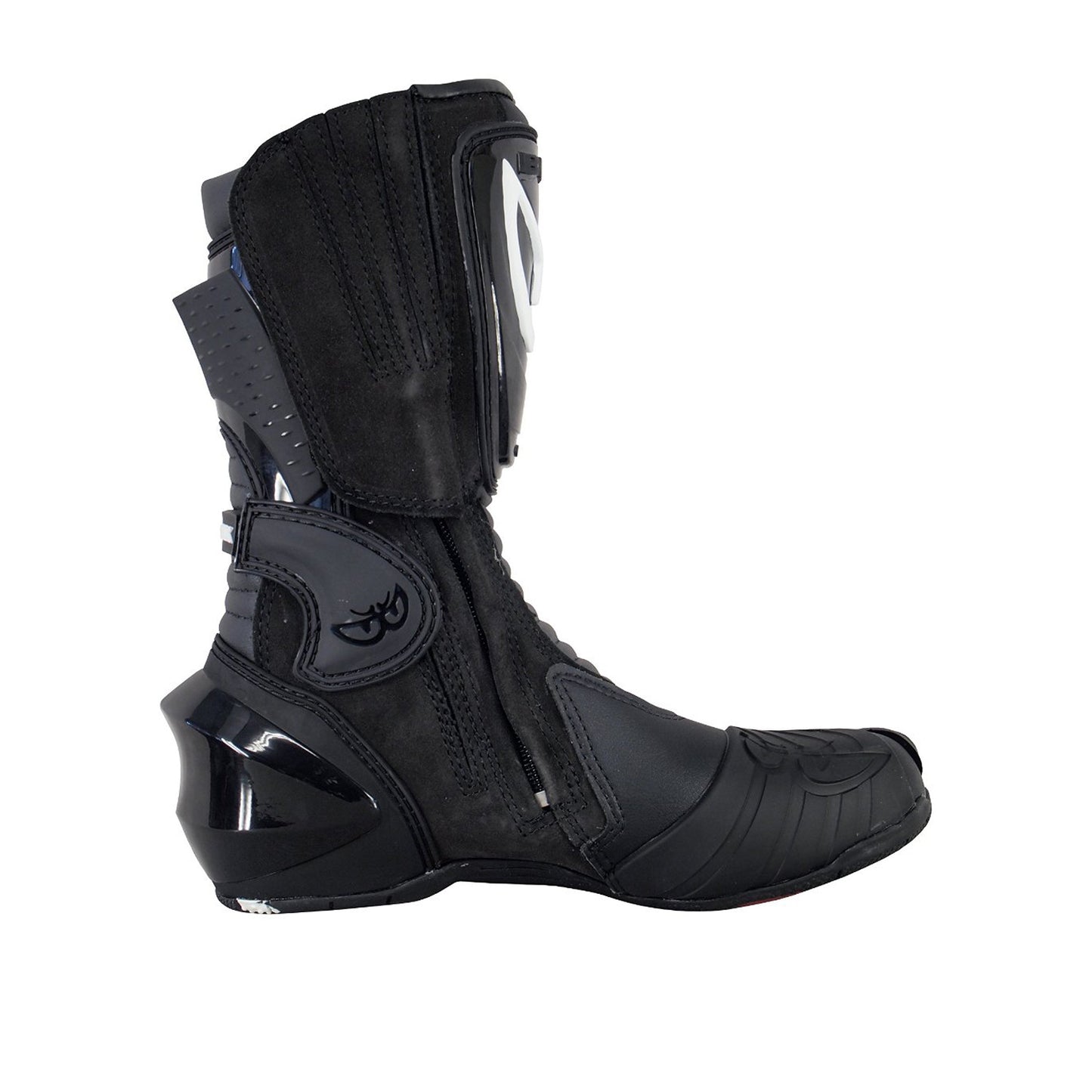 BOT-1289-BK  ALL BLACK BERIK RACINGBOOTS