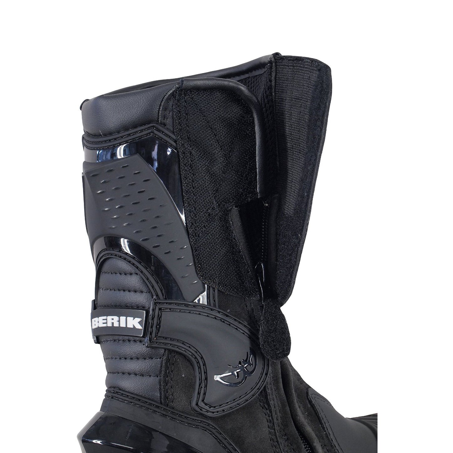 BOT-1289-BK  ALL BLACK BERIK RACINGBOOTS