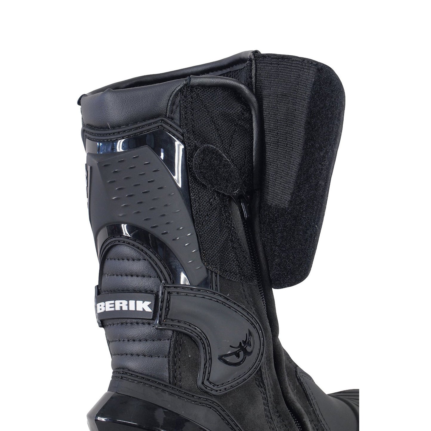 BOT-1289-BK  ALL BLACK BERIK RACINGBOOTS