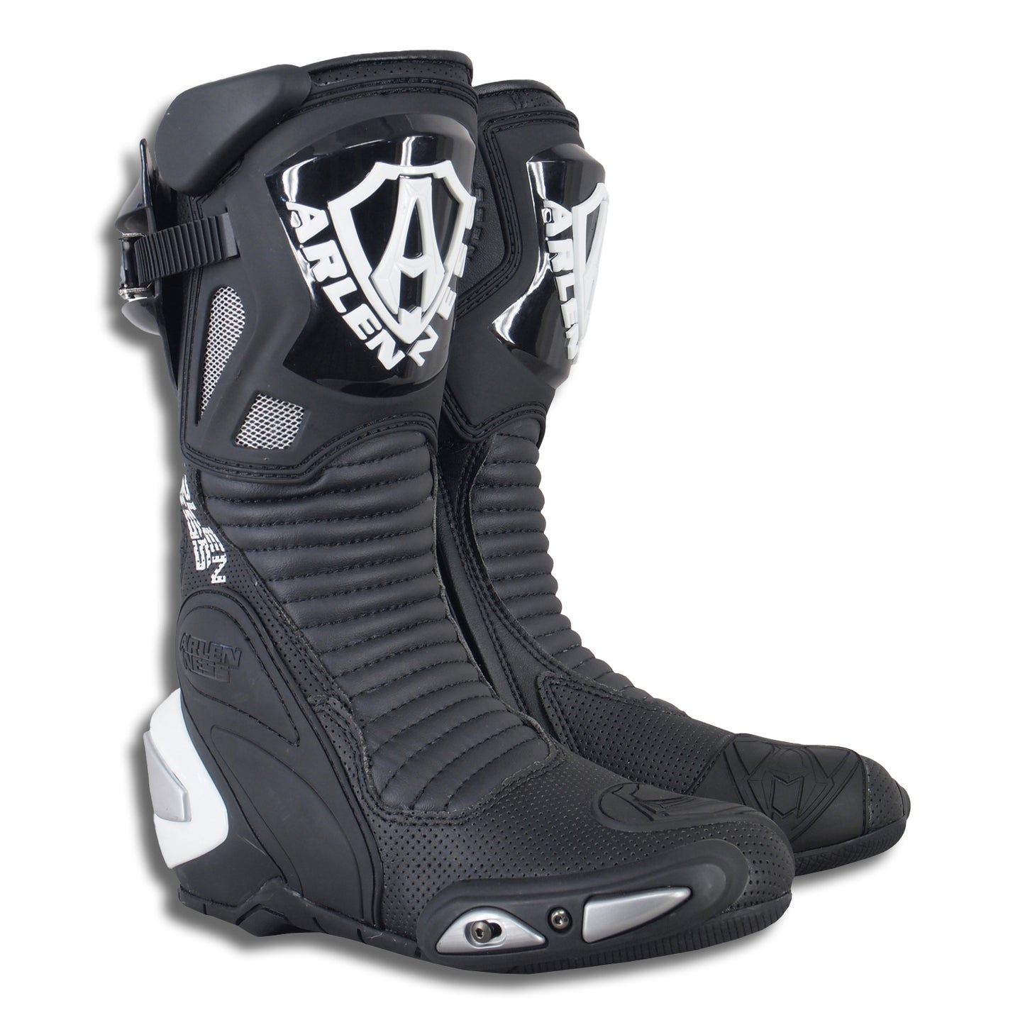 BOT-1436-AN BLACK ARLENNESS RACINGBOOTS