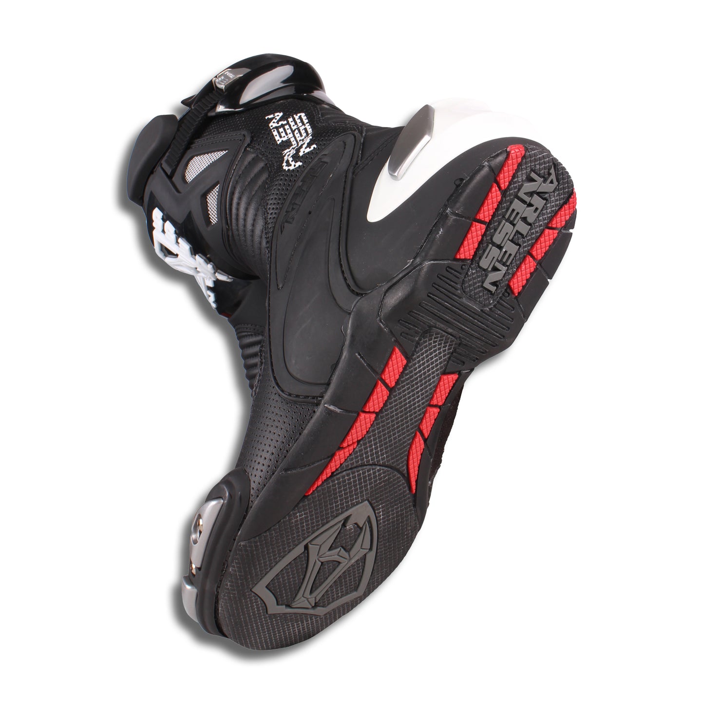 BOT-1436-AN BLACK ARLENNESS RACINGBOOTS