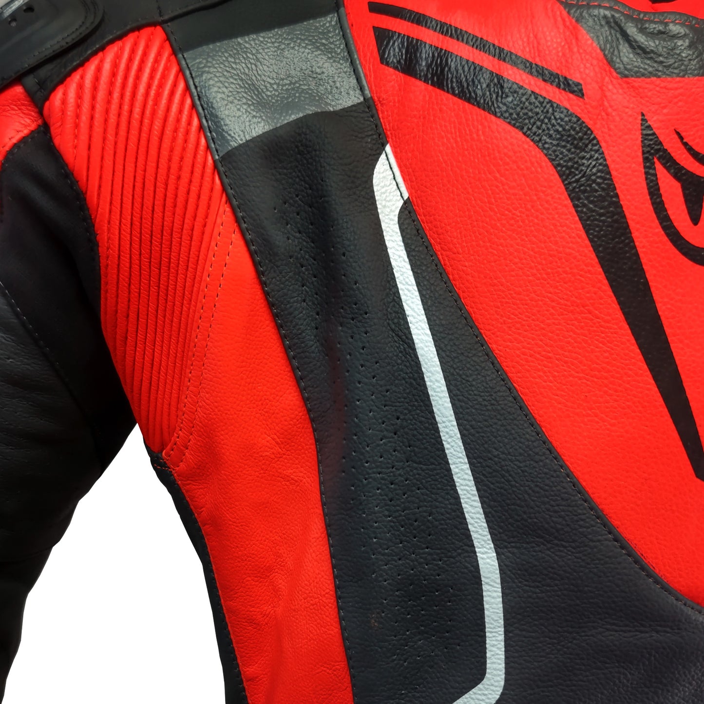 LS1-171334-N-BK BLACK/RED BERIK RACINGSUITS