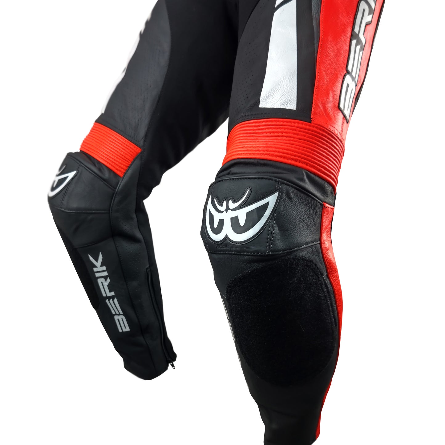 LS1-171334-N-BK BLACK/RED BERIK RACINGSUITS