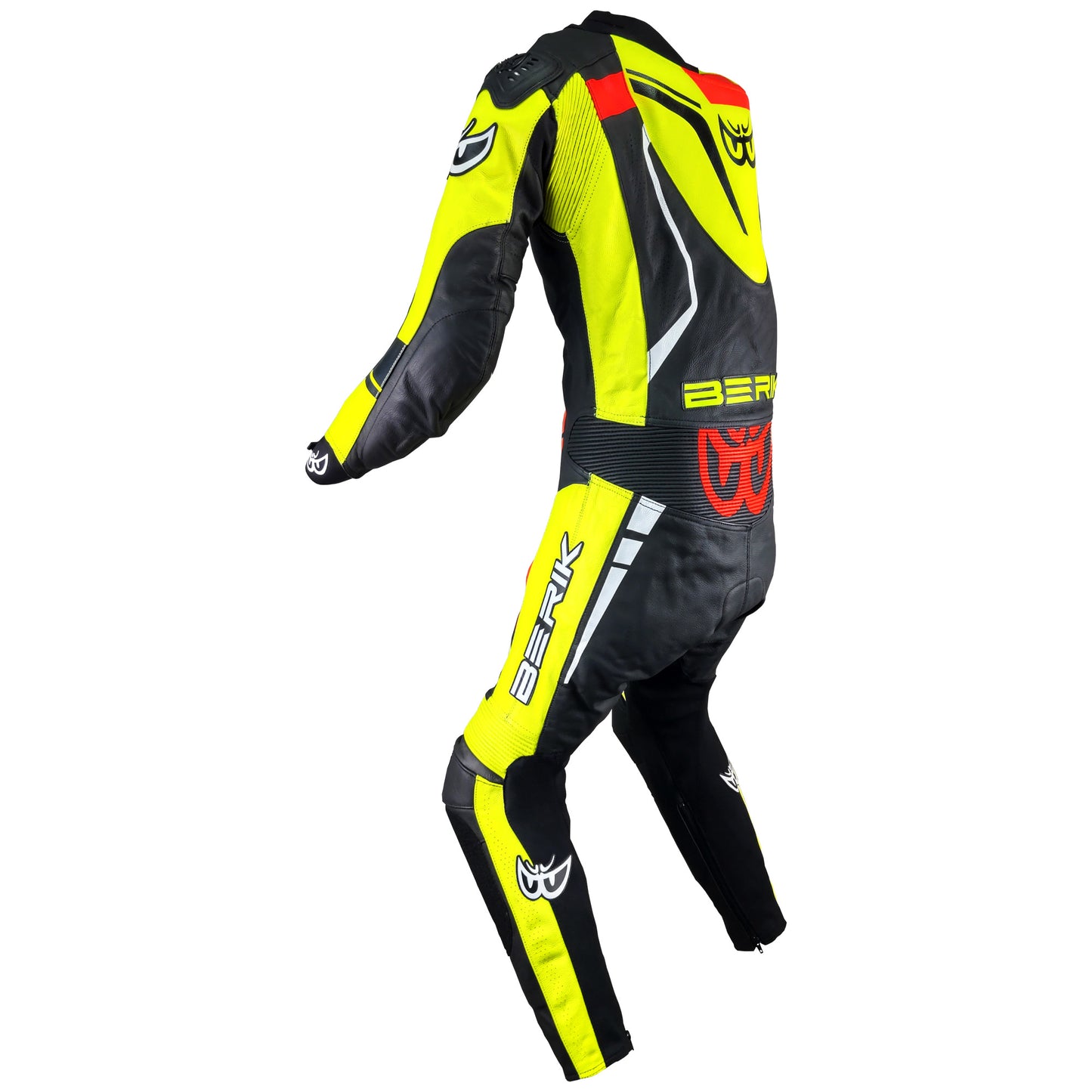 LS1-171334-N-BK BLACK/YELLOW/RED BERIK RACINGSUITS