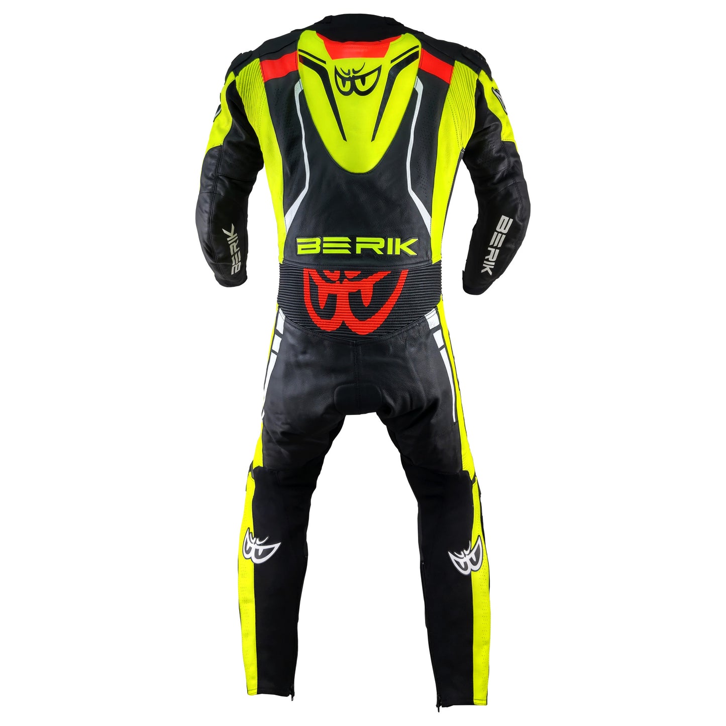 LS1-171334-N-BK BLACK/YELLOW/RED BERIK RACINGSUITS