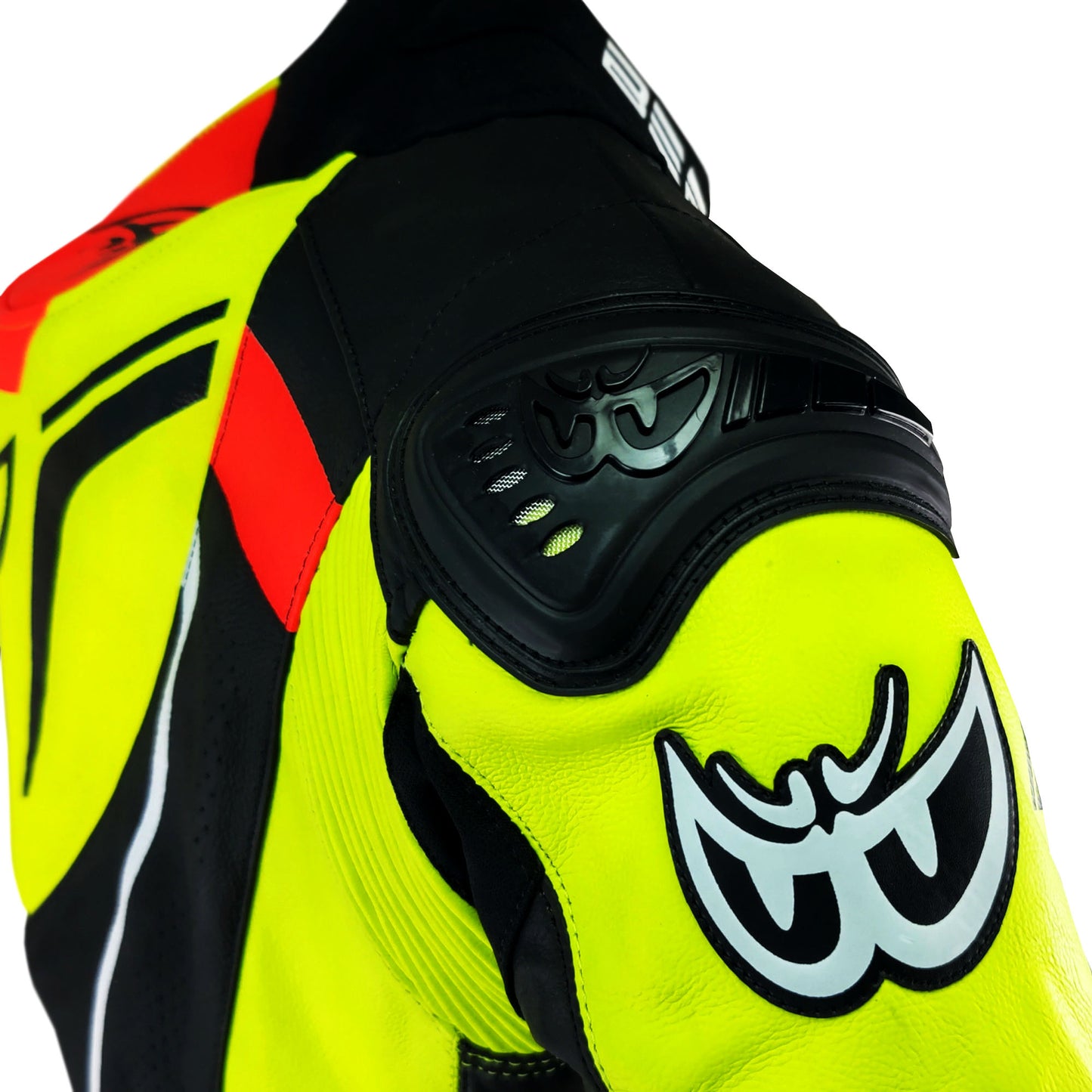 LS1-171334-N-BK BLACK/YELLOW/RED BERIK RACINGSUITS