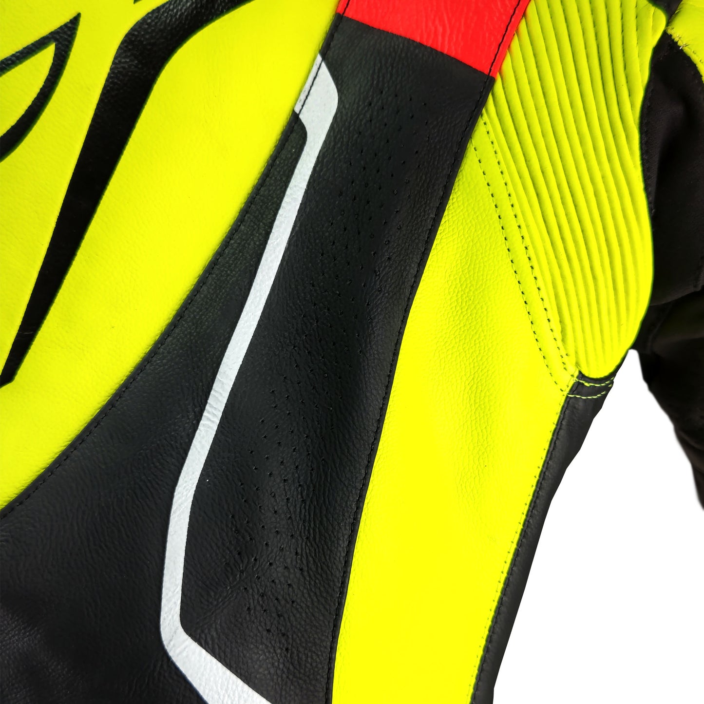 LS1-171334-N-BK BLACK/YELLOW/RED BERIK RACINGSUITS