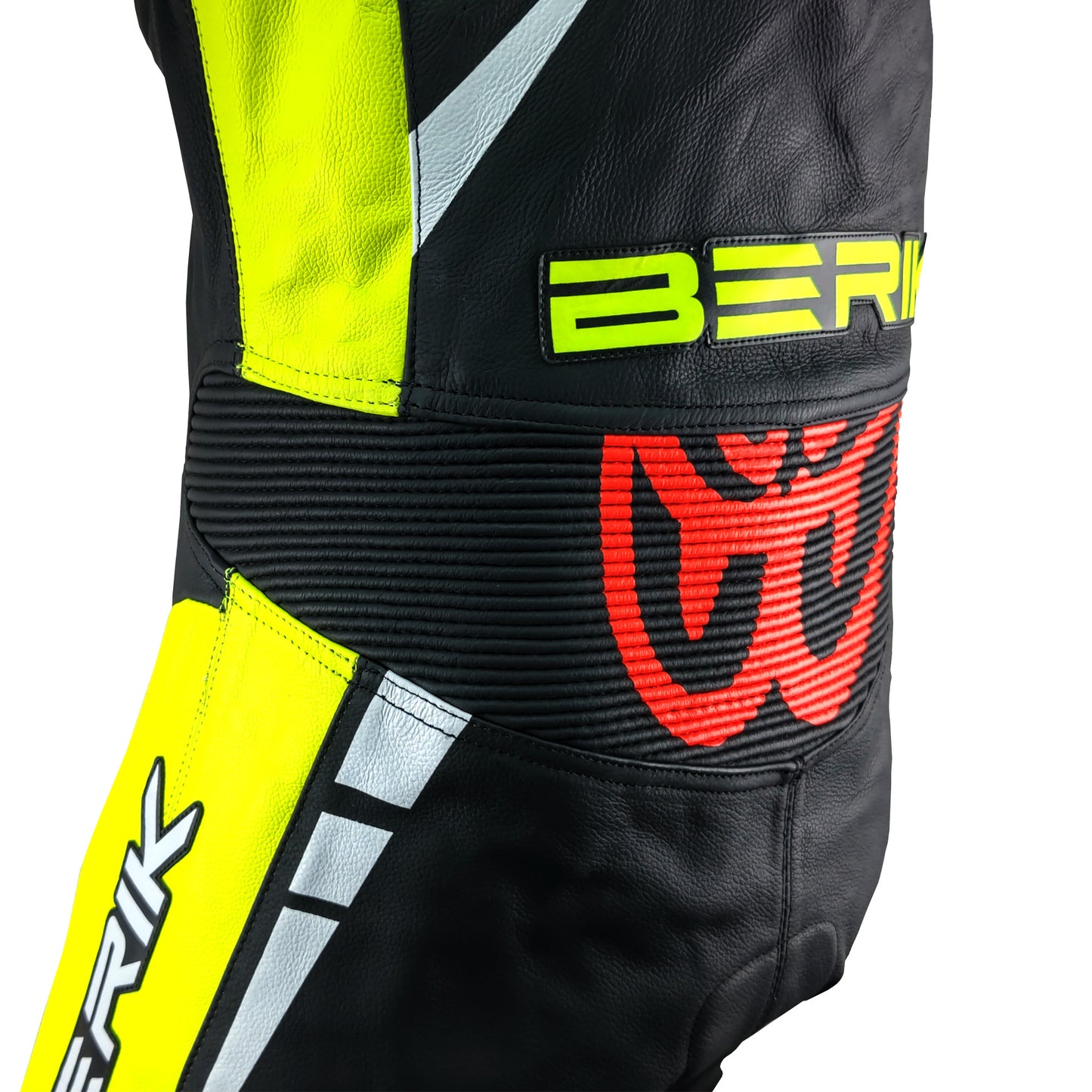 LS1-171334-N-BK BLACK/YELLOW/RED BERIK RACINGSUITS