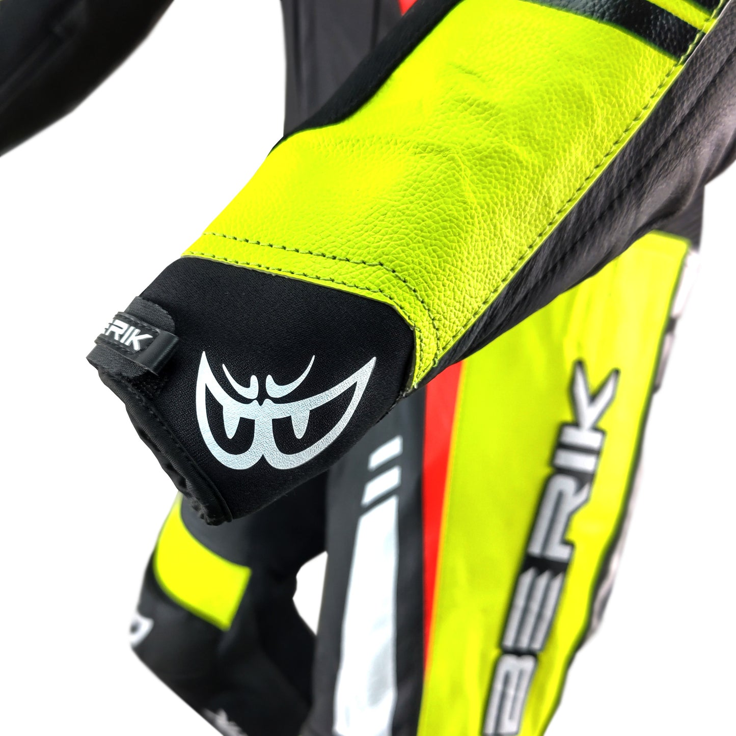 LS1-171334-N-BK BLACK/YELLOW/RED BERIK RACINGSUITS