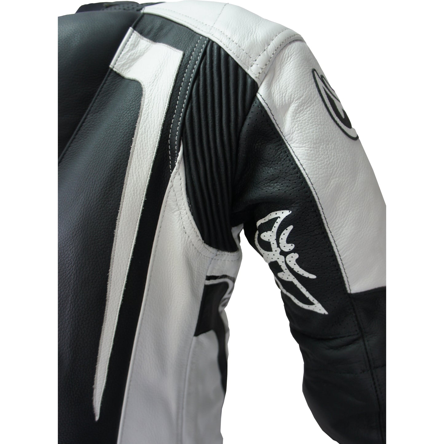 LS1-171334-BK WHITE BERIK RACINGSUITS