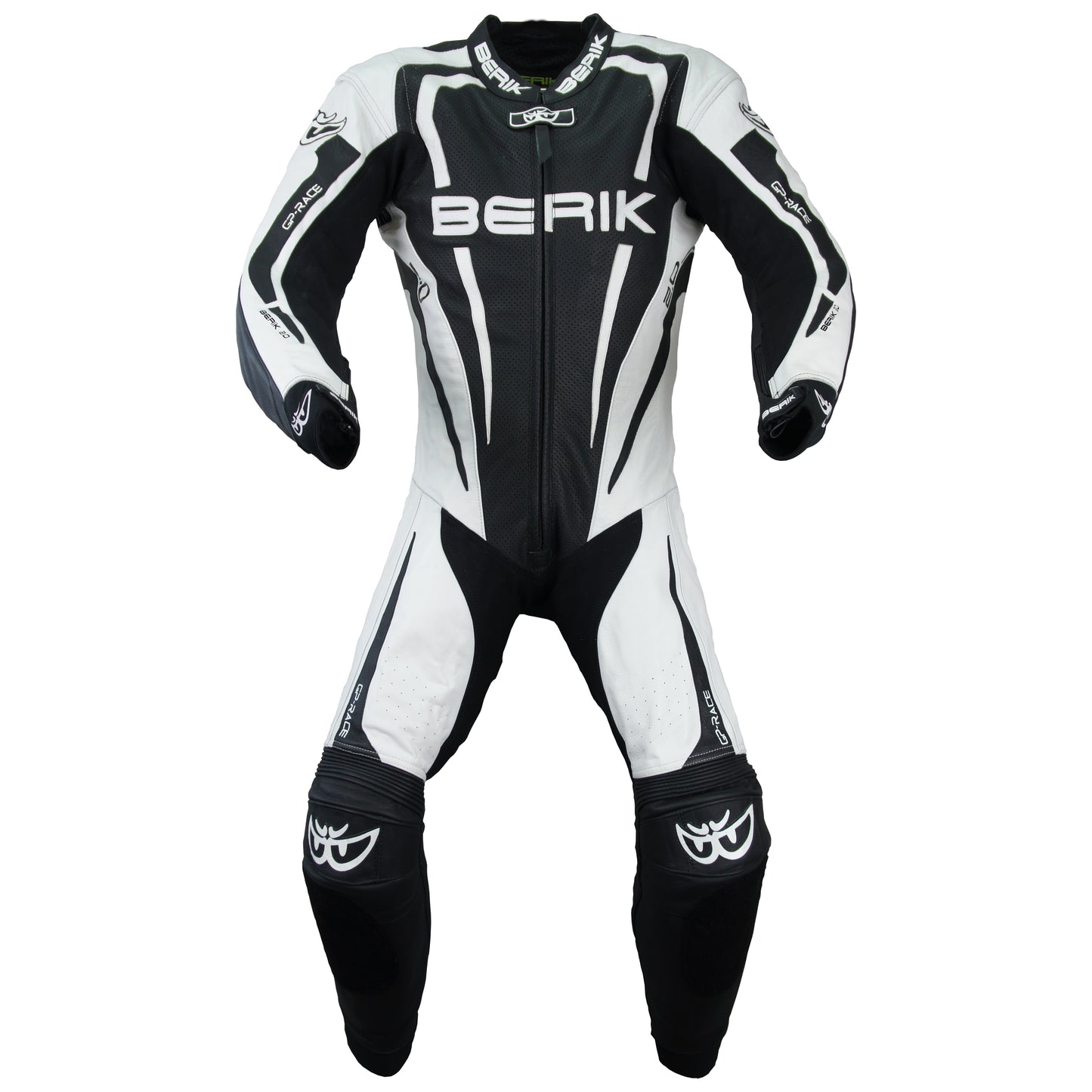 LS1-171334-BK LADYS WHITE BERIK RACINGSUITS