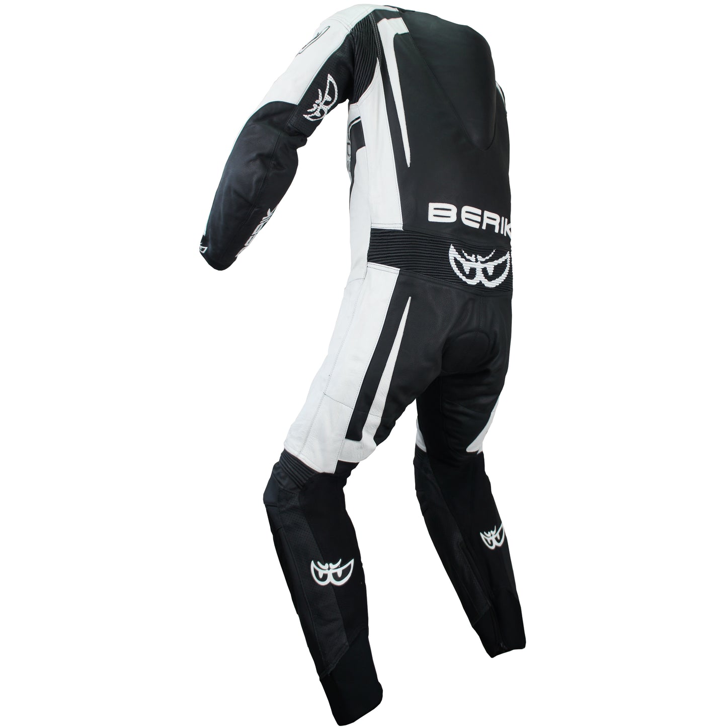 LS1-171334-BK WHITE BERIK RACINGSUITS