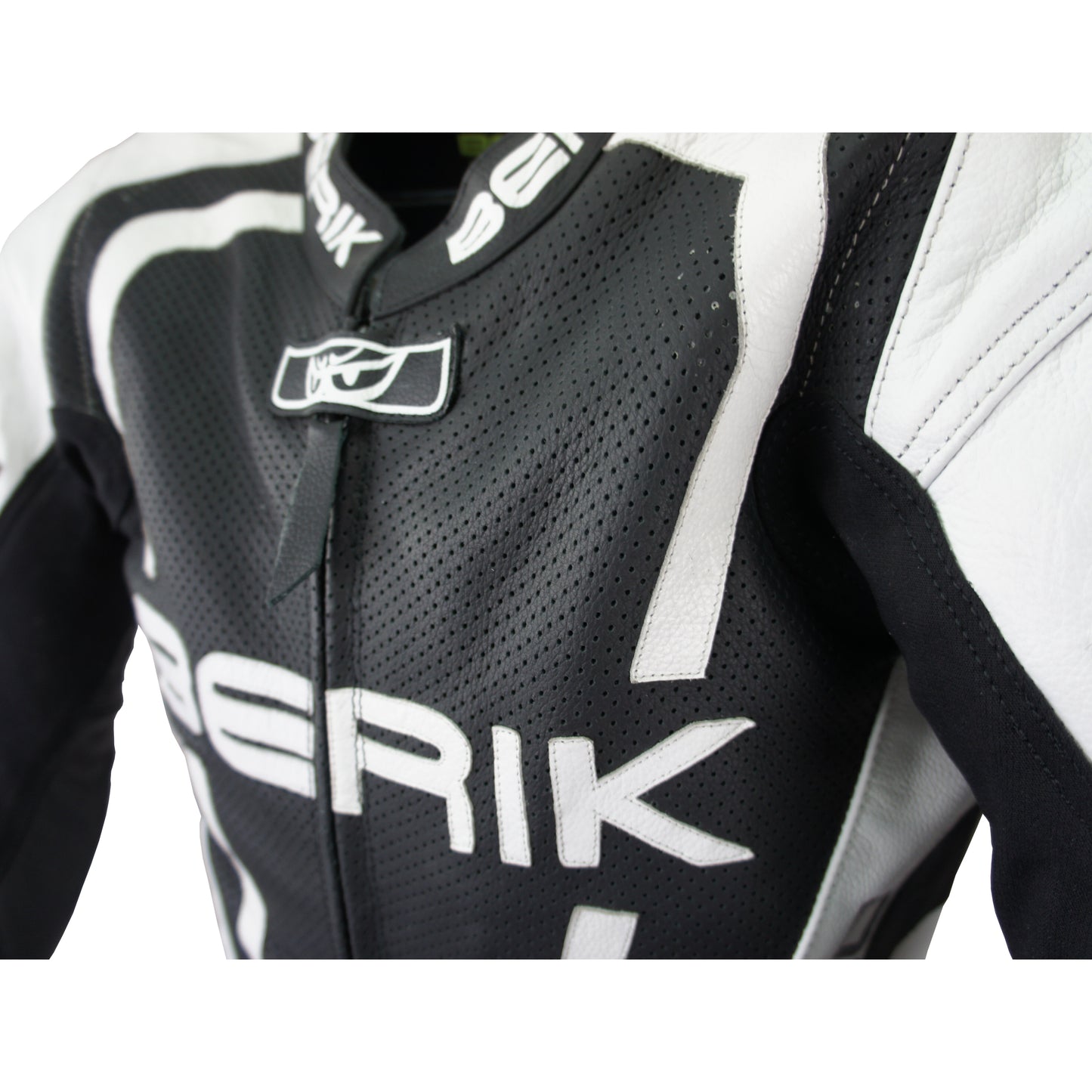 LS1-171334-BK WHITE BERIK RACINGSUITS