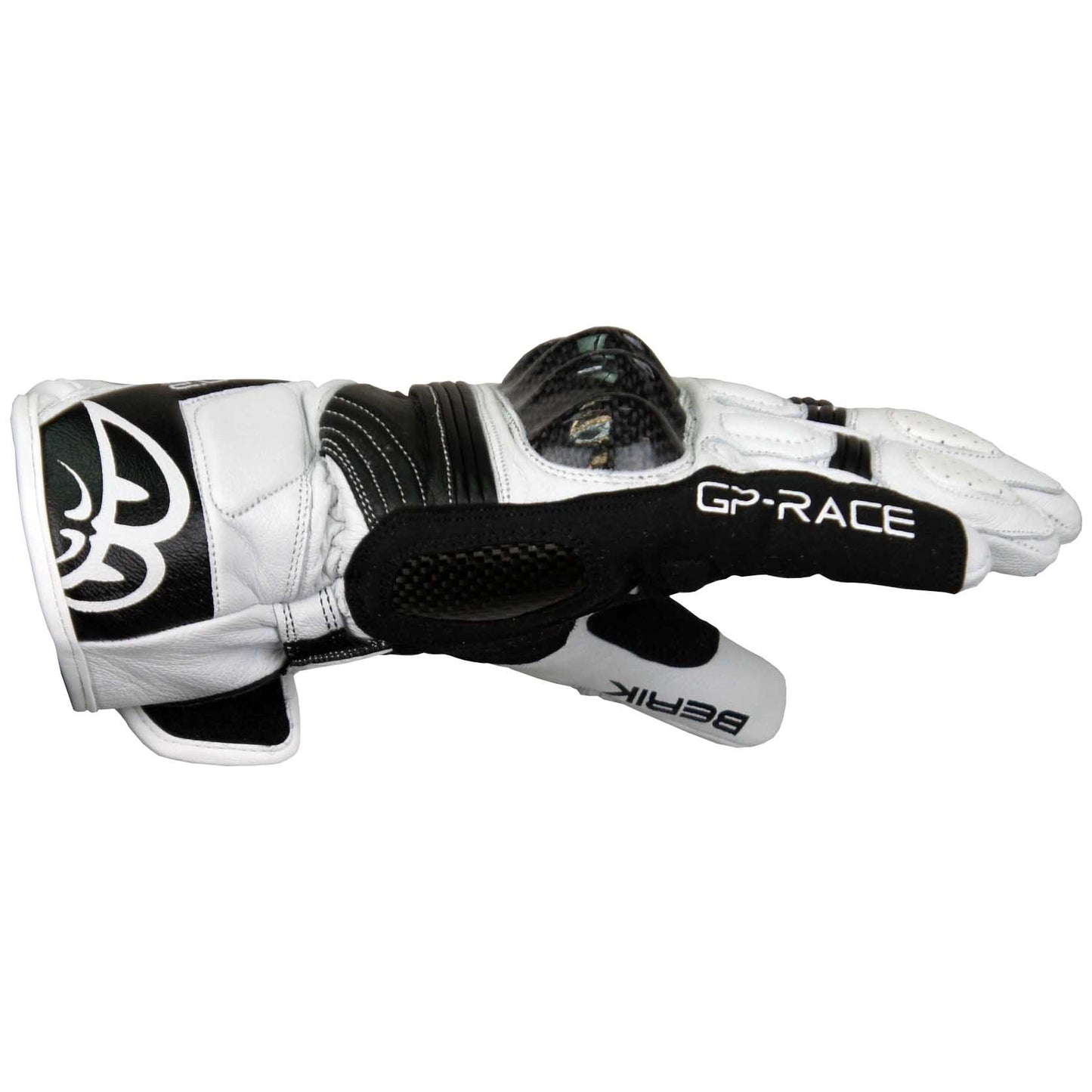 G-175102-BK  WHITE BERIK RACINGGLOVE