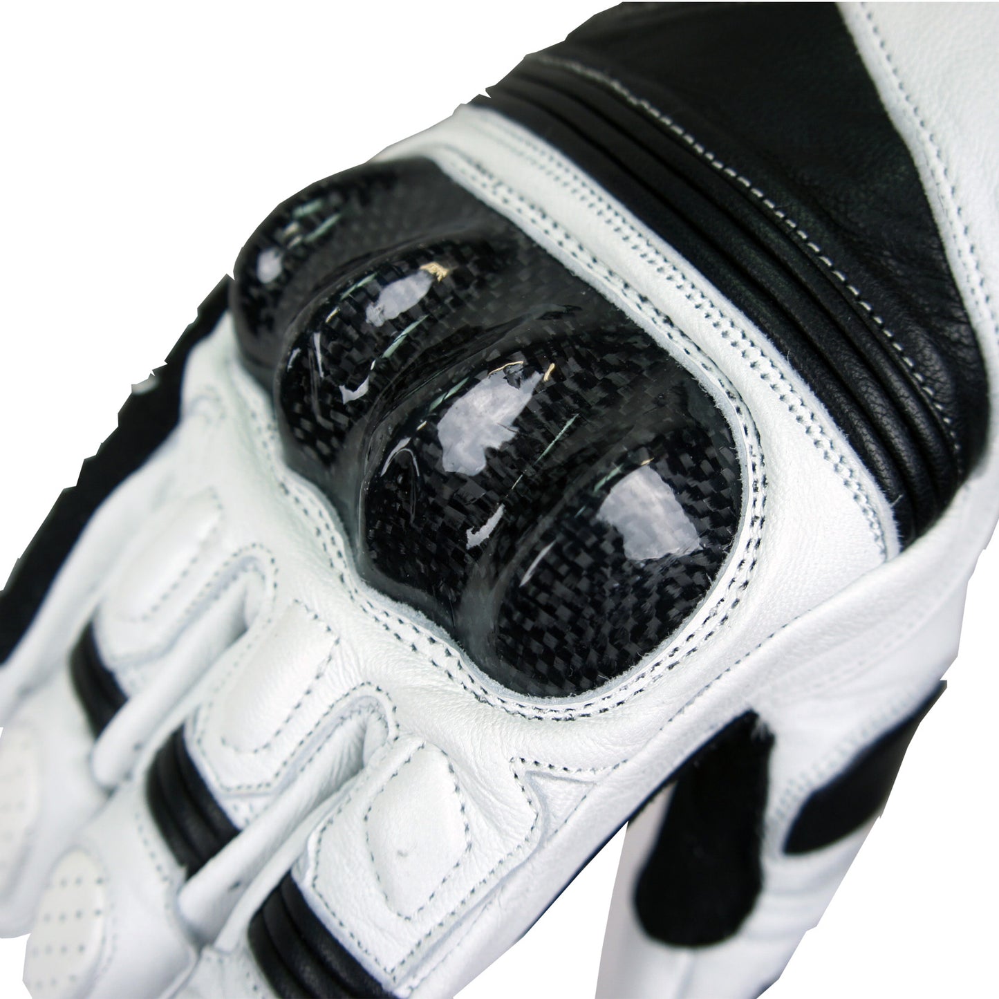 G-175102-BK  WHITE BERIK RACINGGLOVE