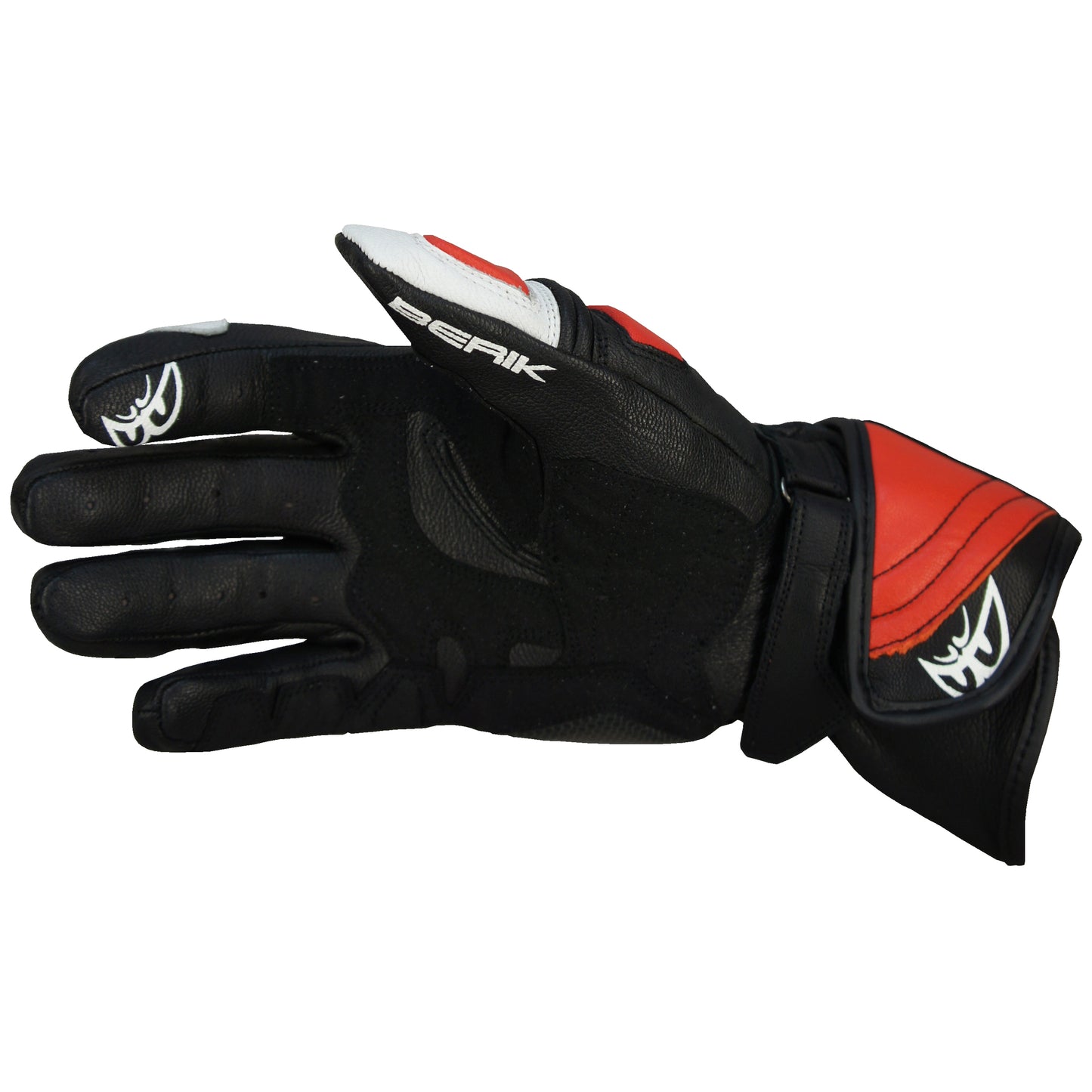 G-175102-BK RED BERIK RACINGGLOVE
