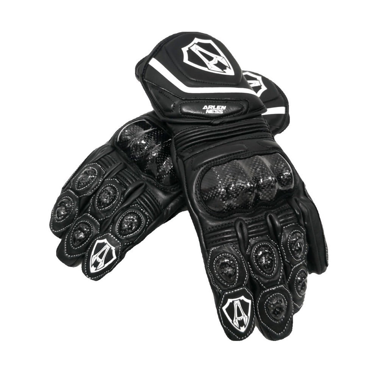 G-175126-AN ALL BLACK ARLENNESS RACINGGLOVE