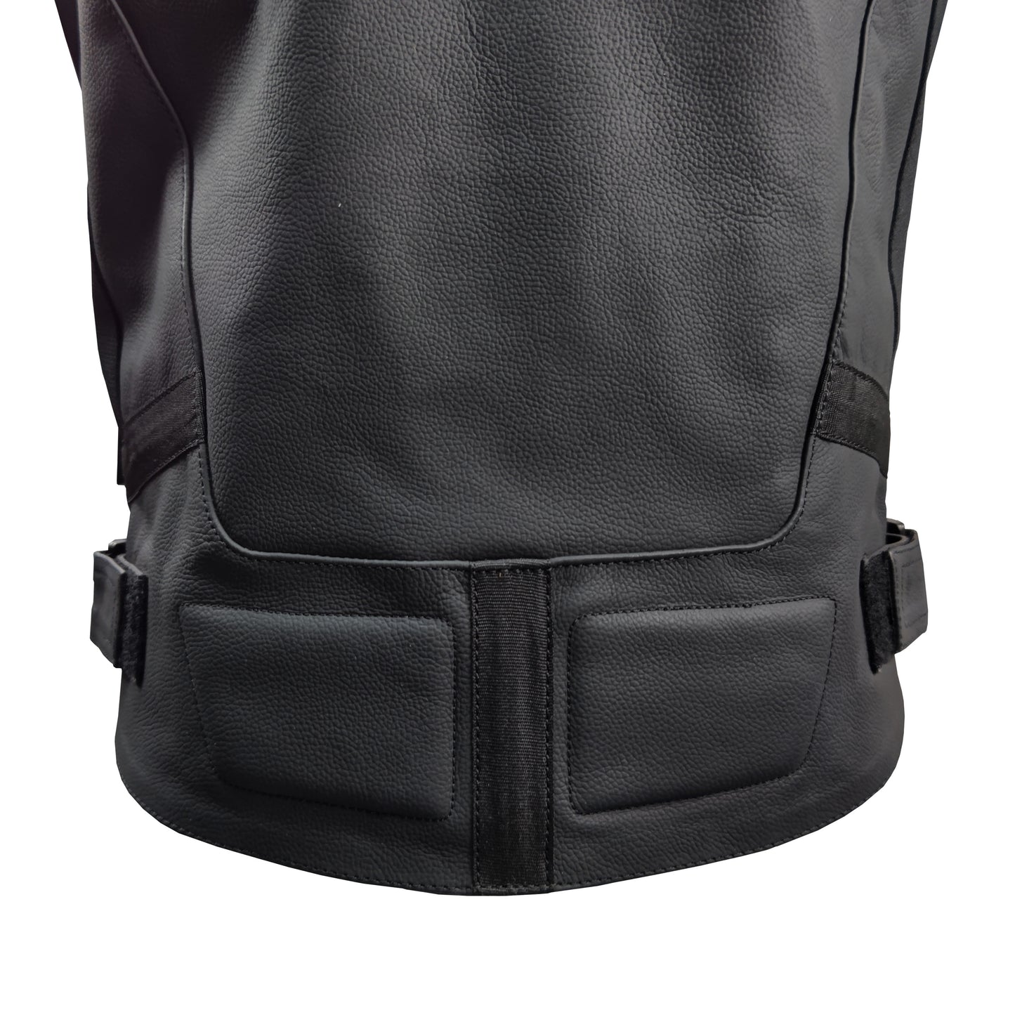 LJ-181312-AN BLACK ARLENNESS MESH LEATHER JACKET