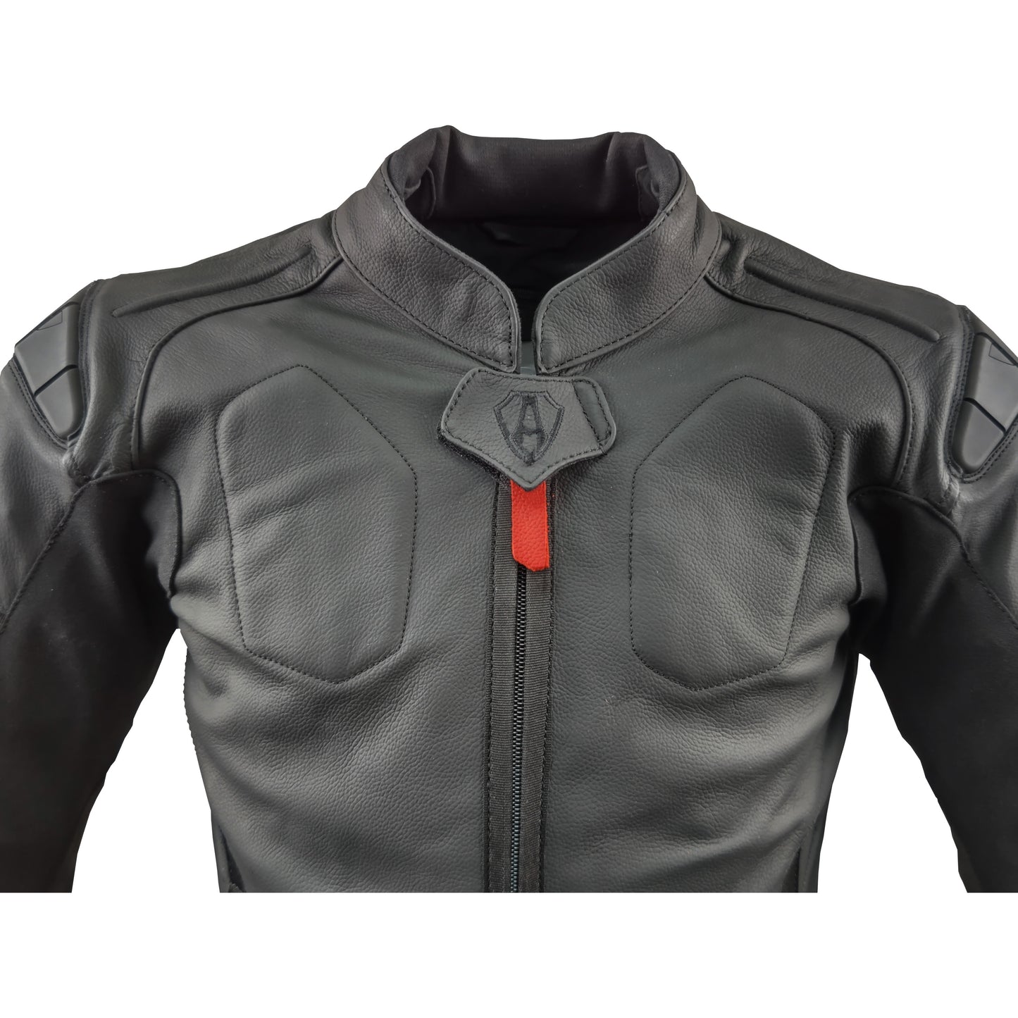 LJ-181312-AN BLACK ARLENNESS MESH LEATHER JACKET