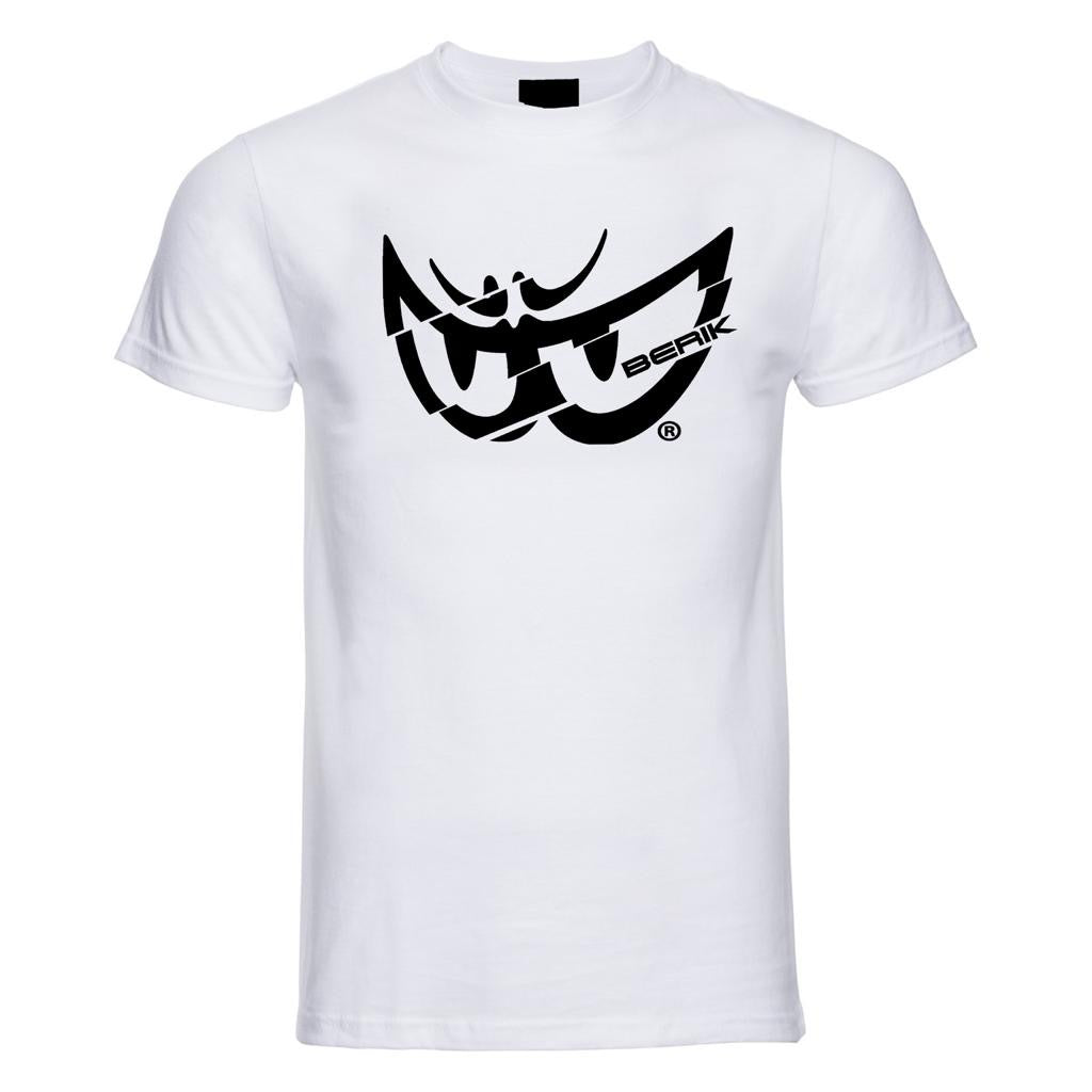 T-237203-BK WHITE/BLACK BERIK CASUAL T-SHIRT