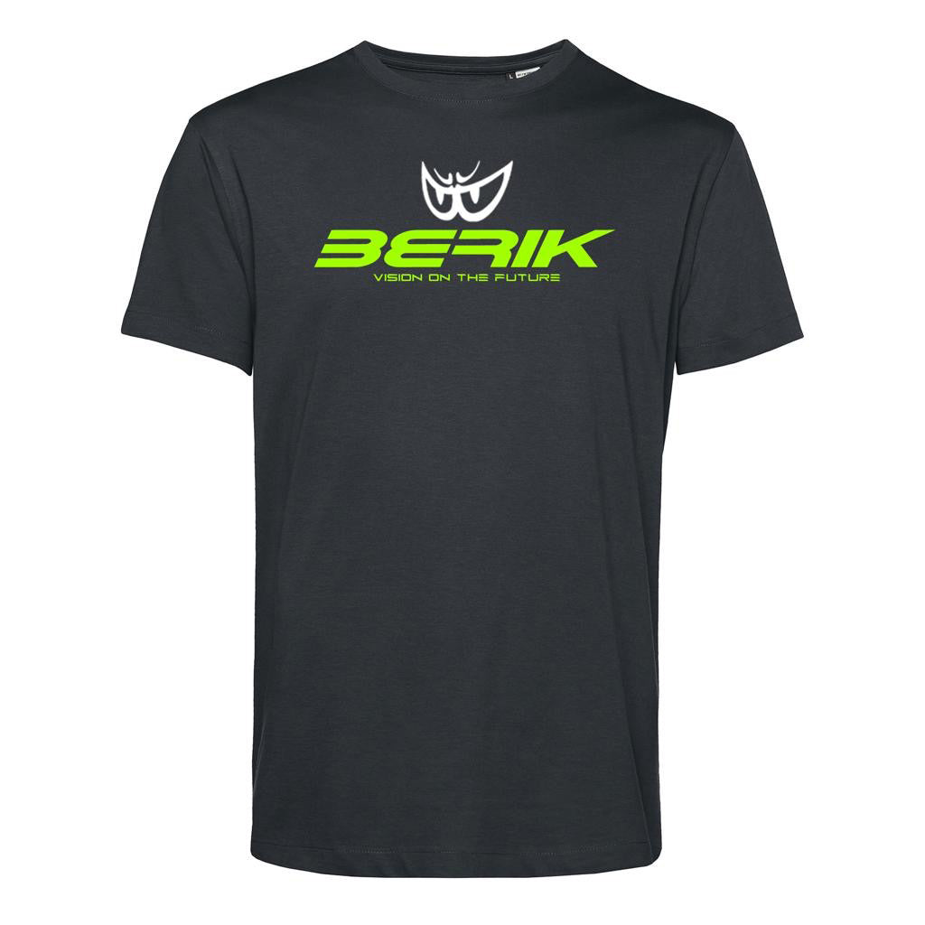 T-237201-BK BLACK/YELLOW BERIK CASUAL T-SHIRT