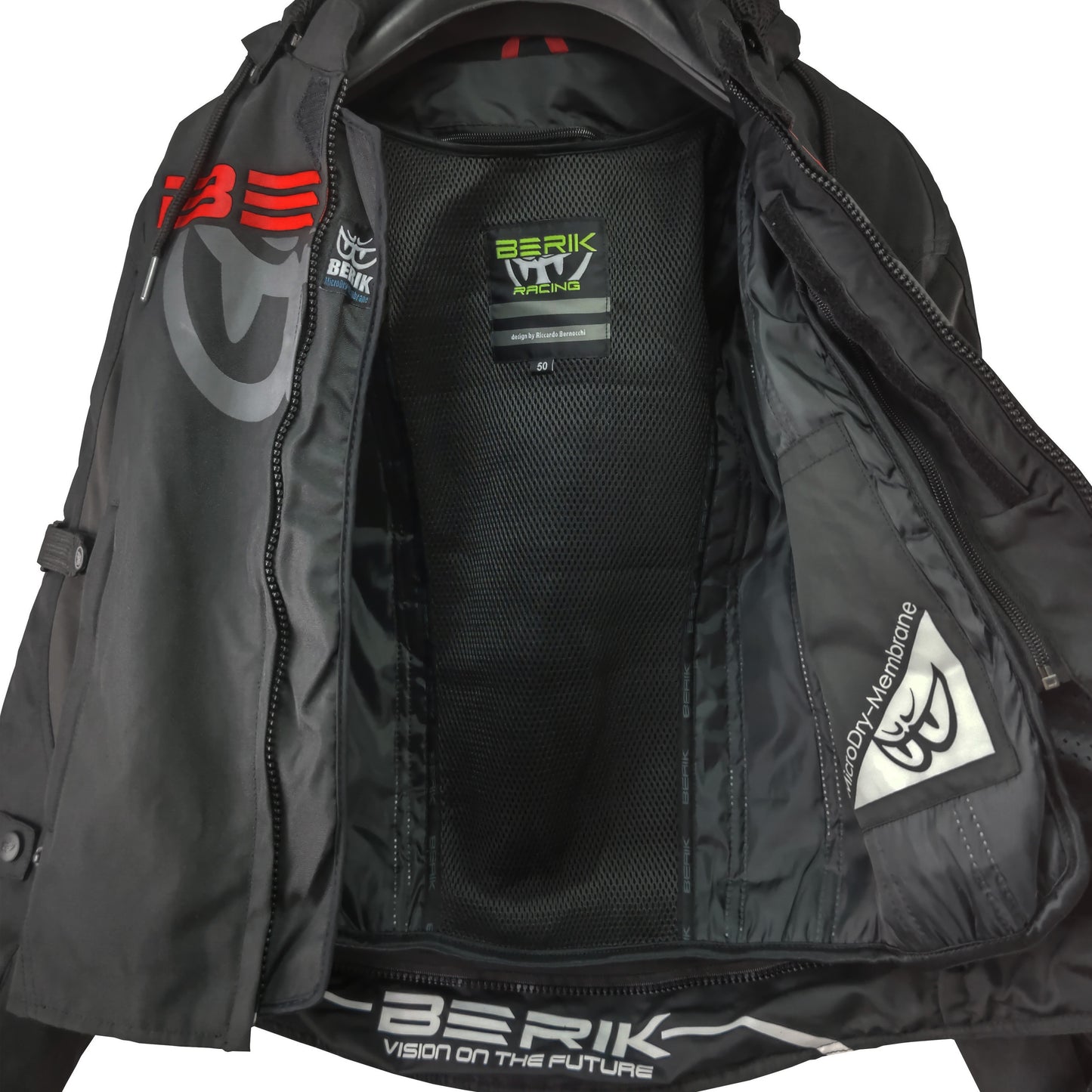 NJ-223301-BK RED BERIK NYLONJACKET ALL SEASON