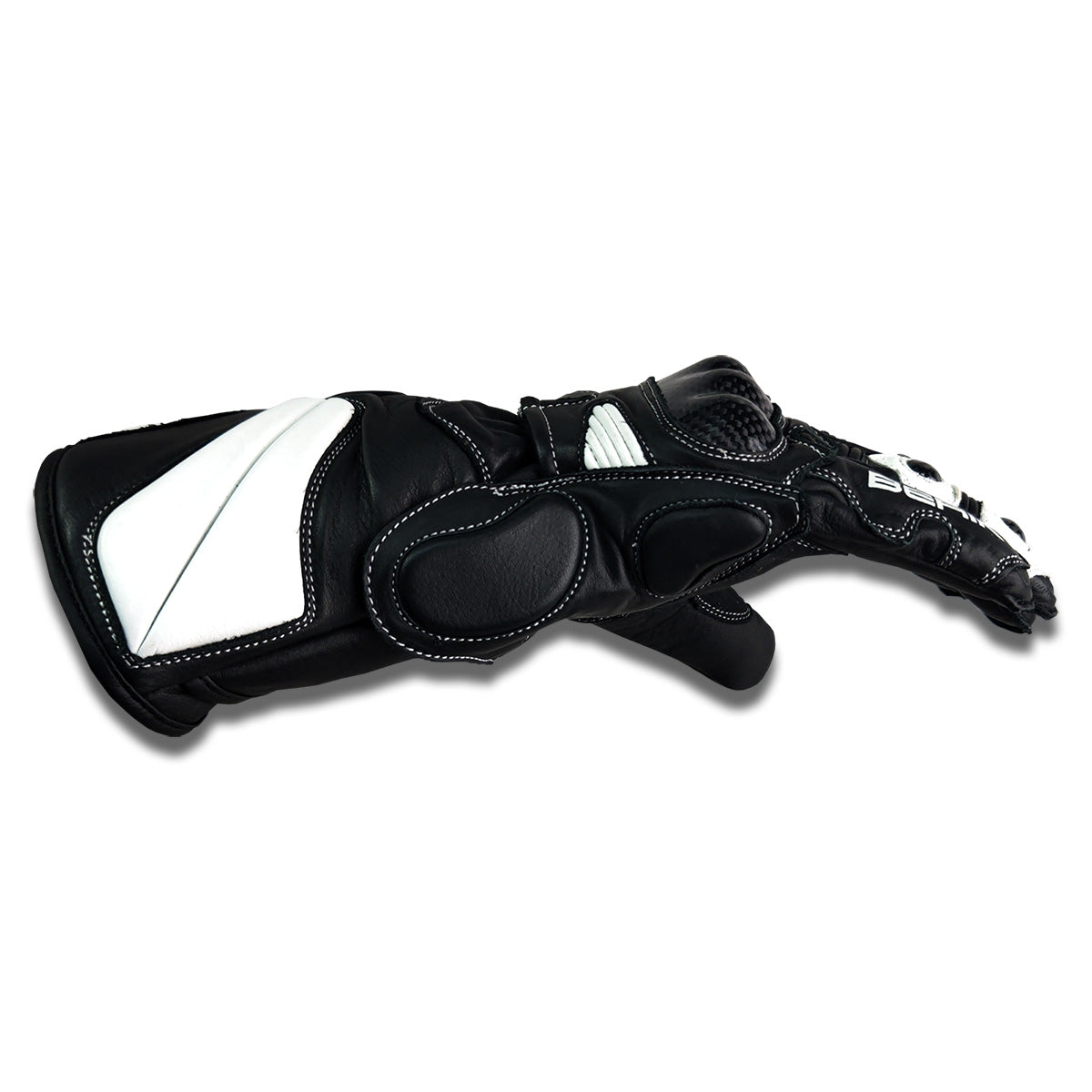 G-214102-BK BLACK/WHITE BERIK RACINGGLOVE
