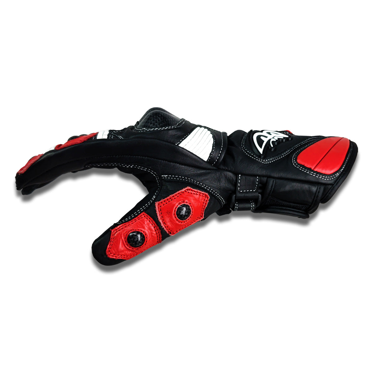 G-214102-BK BLACK/WHITE/RED BERIK RACINGGLOVE