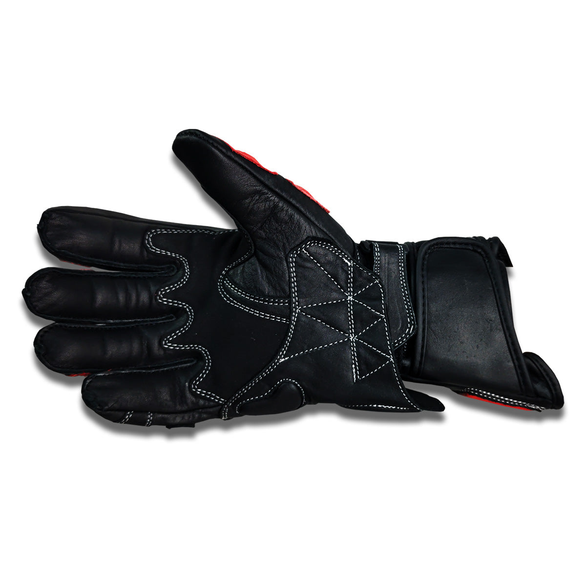 G-214102-BK BLACK/WHITE/RED BERIK RACINGGLOVE