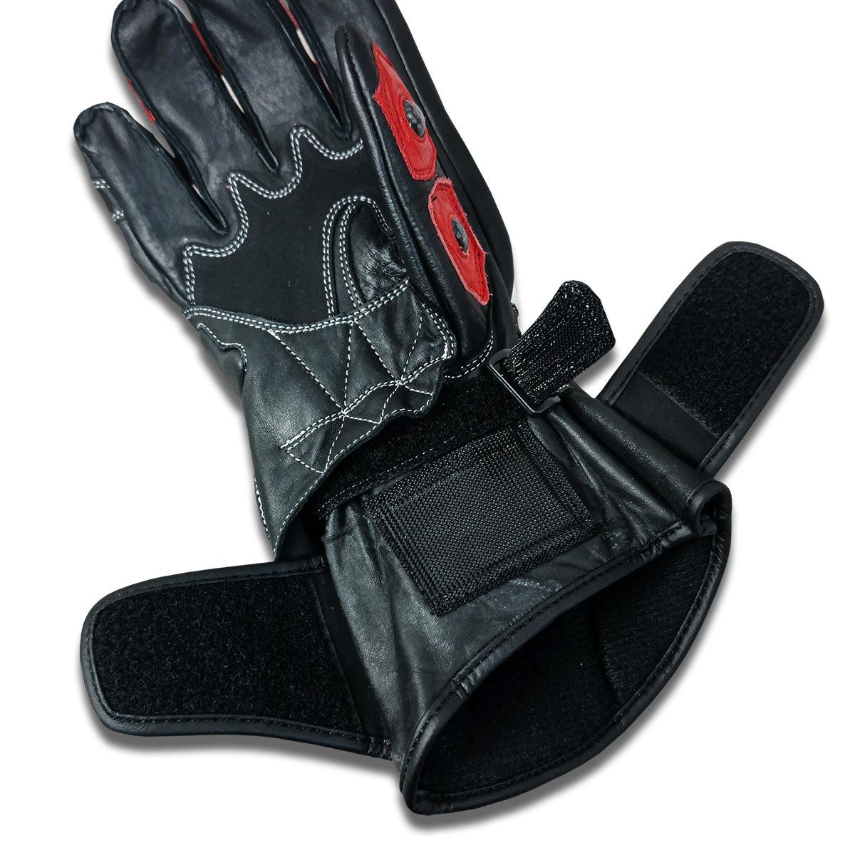 G-214102-BK BLACK/WHITE/RED BERIK RACINGGLOVE