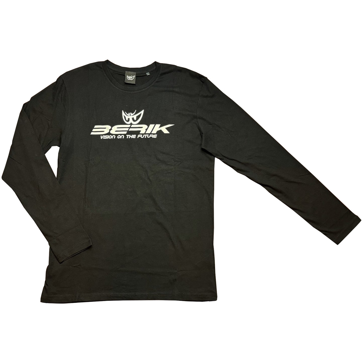 T-237301-BK BLACK/WHITE BERIK CASUAL LONG SLEEVE T-SHIRT