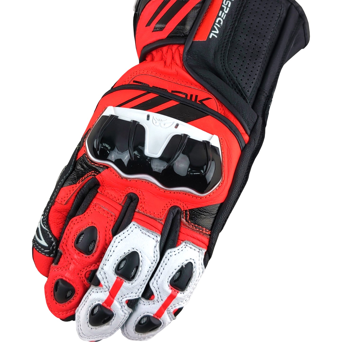 G-235104-BK  RED/BLACK BERIK RACINGGLOVE