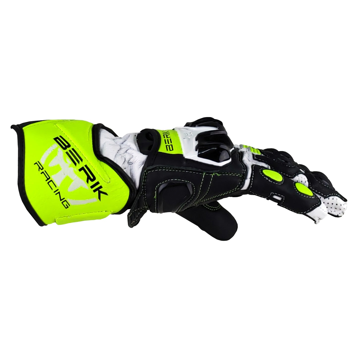 G-235107-BK  GREEN/BLACK BERIK RACINGGLOVE