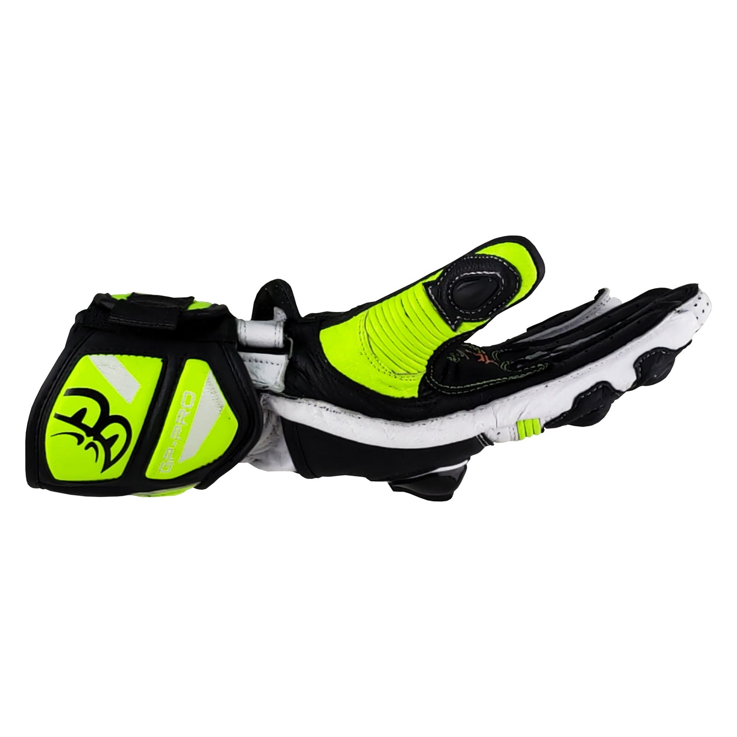 G-235107-BK  GREEN/BLACK BERIK RACINGGLOVE