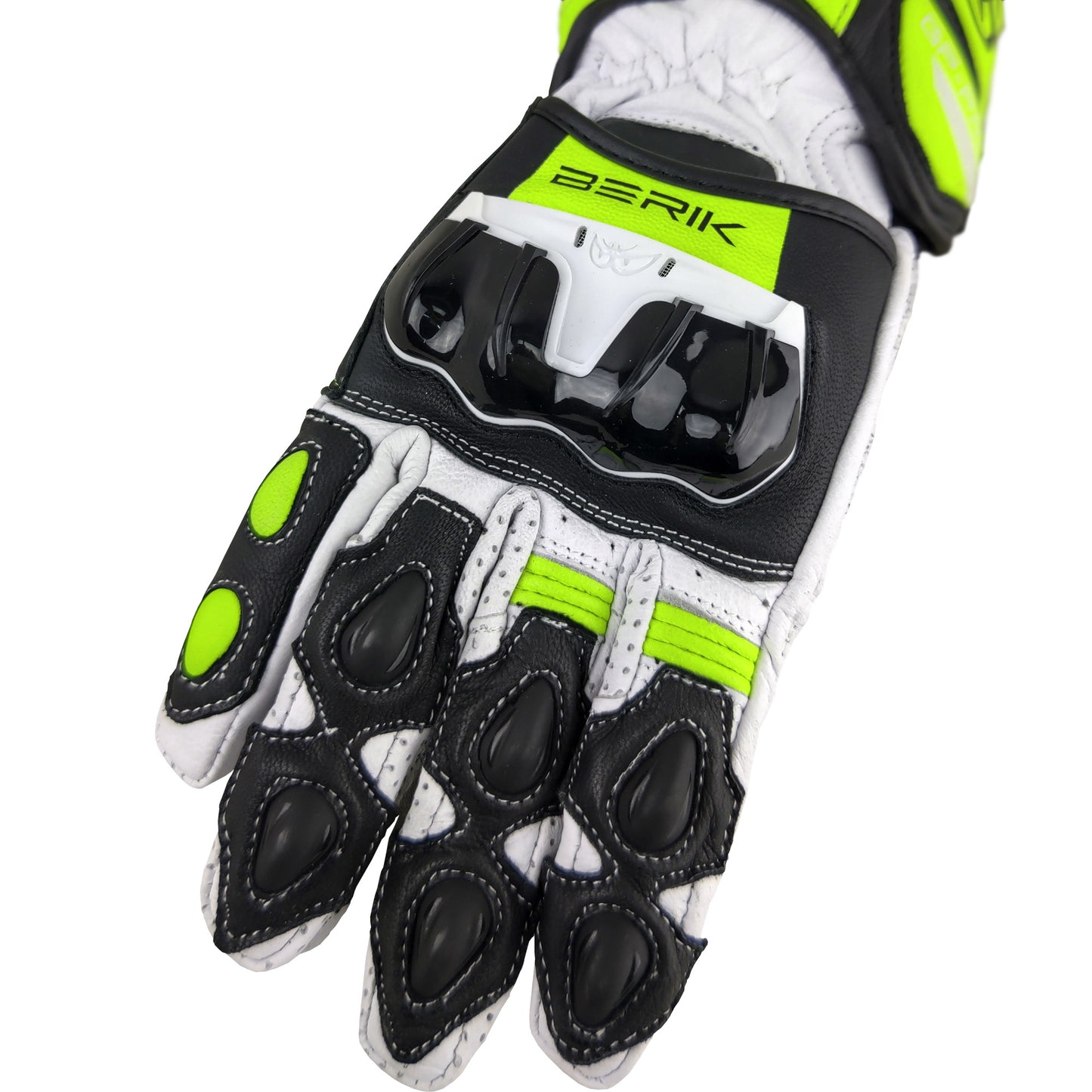 G-235107-BK  GREEN/BLACK BERIK RACINGGLOVE