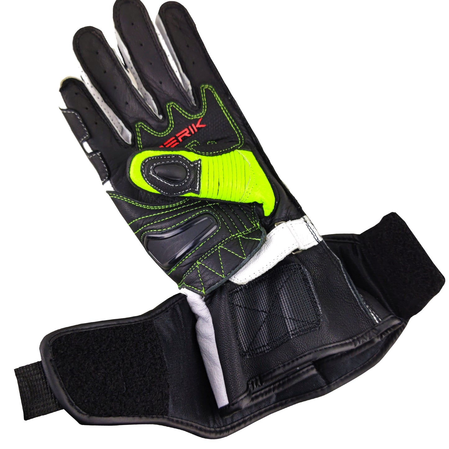 G-235107-BK  GREEN/BLACK BERIK RACINGGLOVE