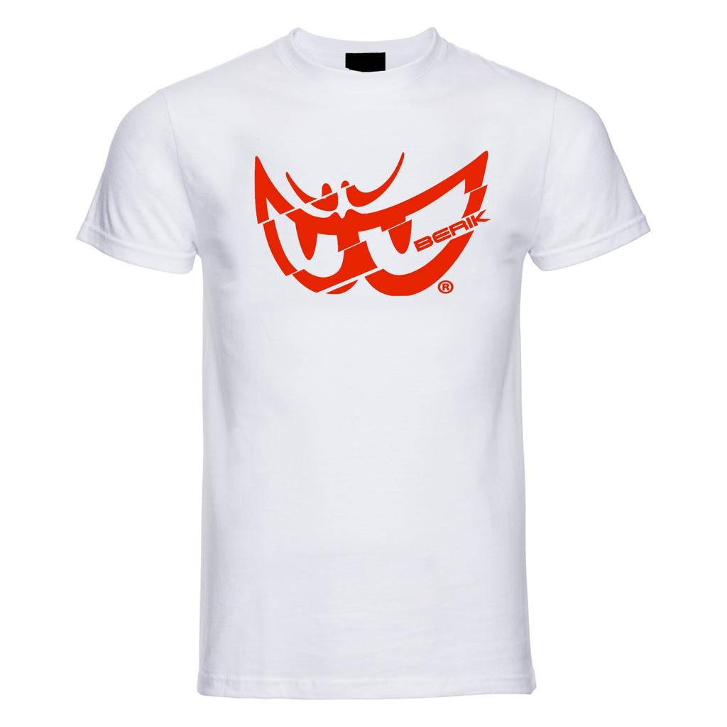 T-237203-BK WHITE/RED BERIK CASUAL T-SHIRT