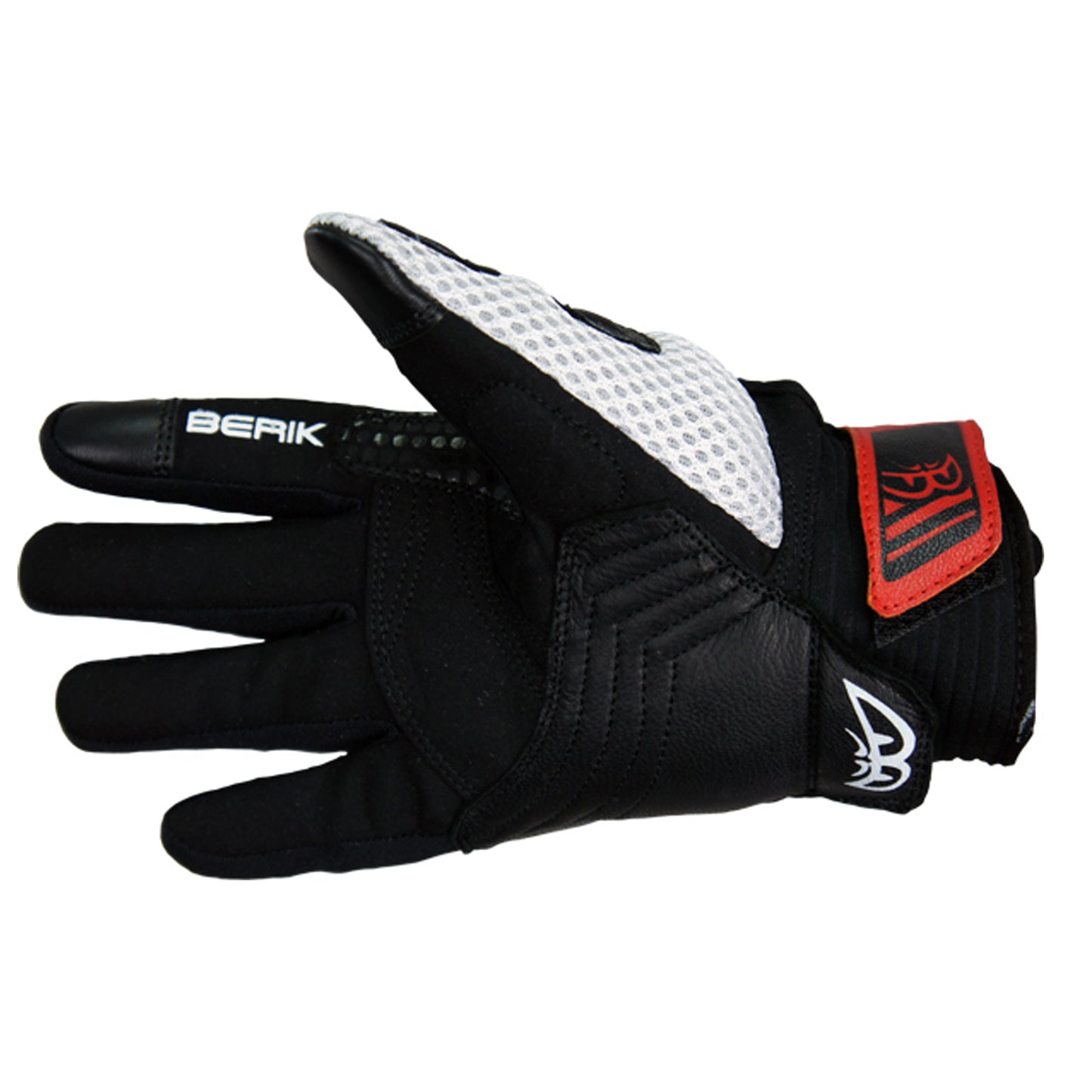 G-175108-BK  RED BERIK SHORT MESH GLOVE