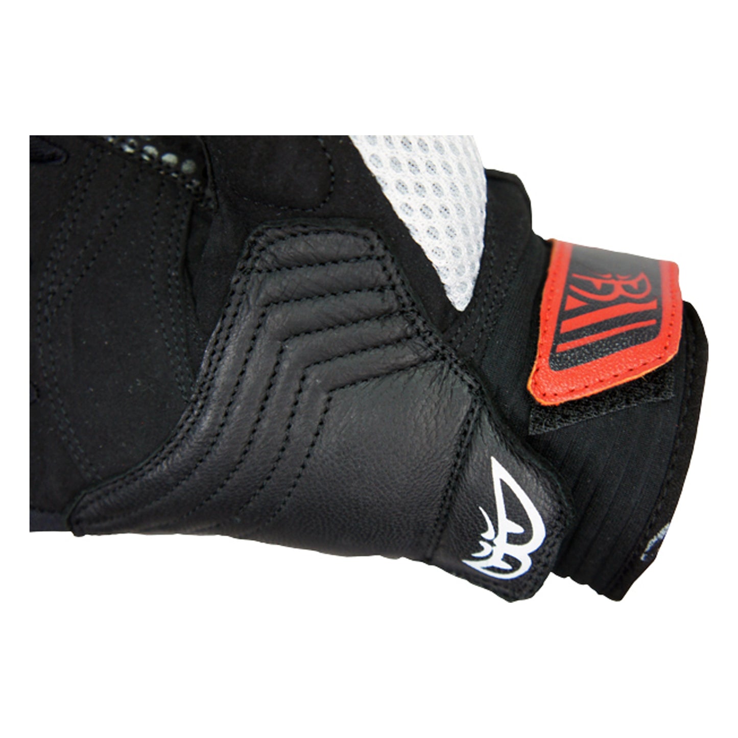 G-175108-BK  RED BERIK SHORT MESH GLOVE