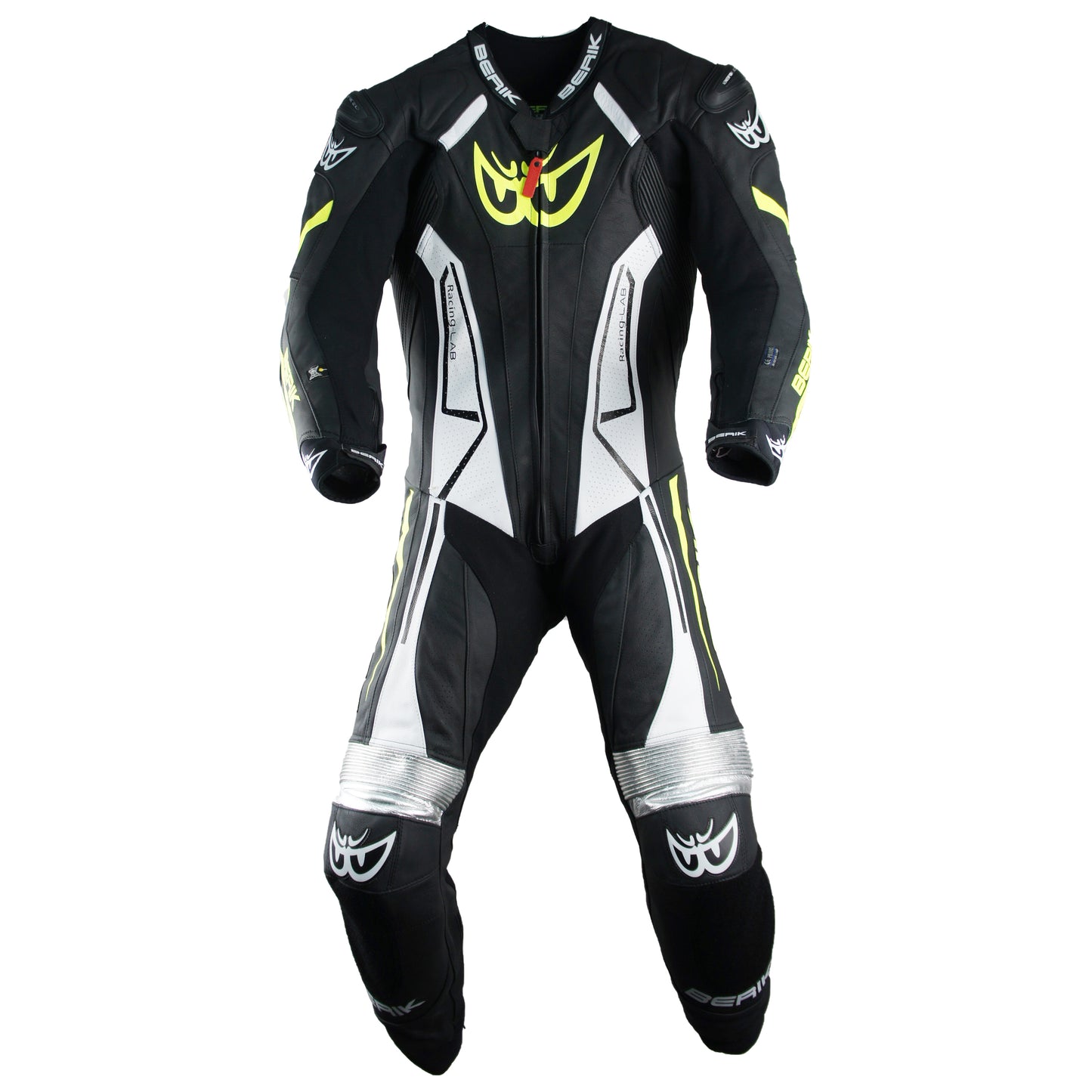 LS1-9059-BK BLACK/YELLOW BERIK RACINGSUITS