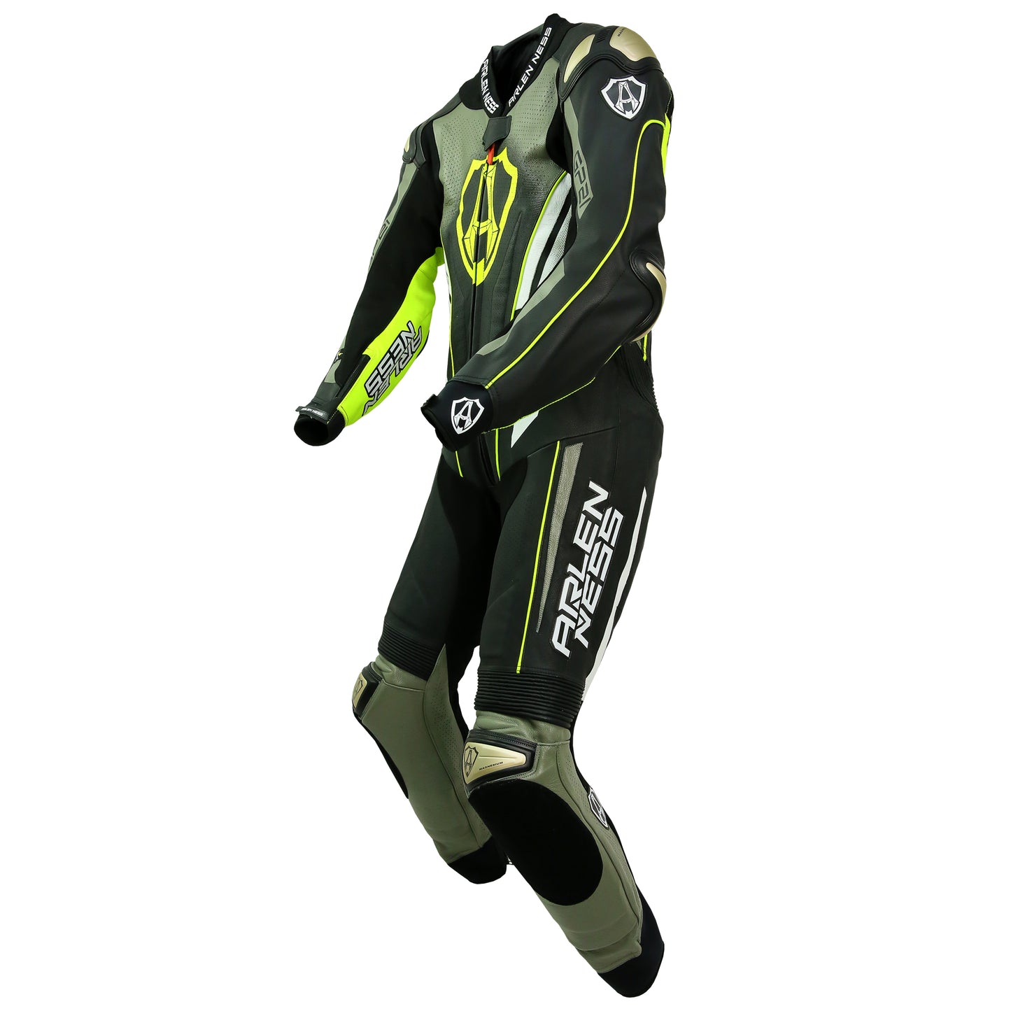 LS1-241376-AN BLACK/YELLOW ARLENNESS RACINGSUITS HIGH END MODEL