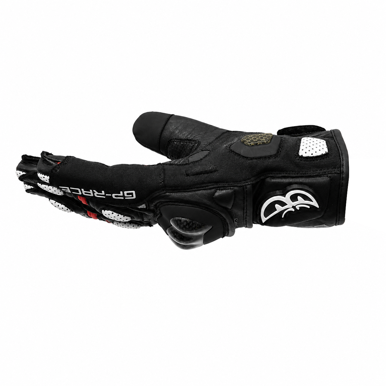 予約販売 G-264202-BK RED BERIK PUNCHING LEATHER SHORT GLOVE