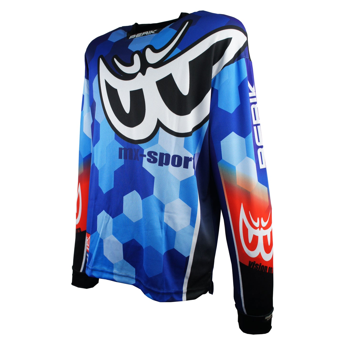 Pre-order sale JT-227303-BK ORANGE BERIK MX jersey