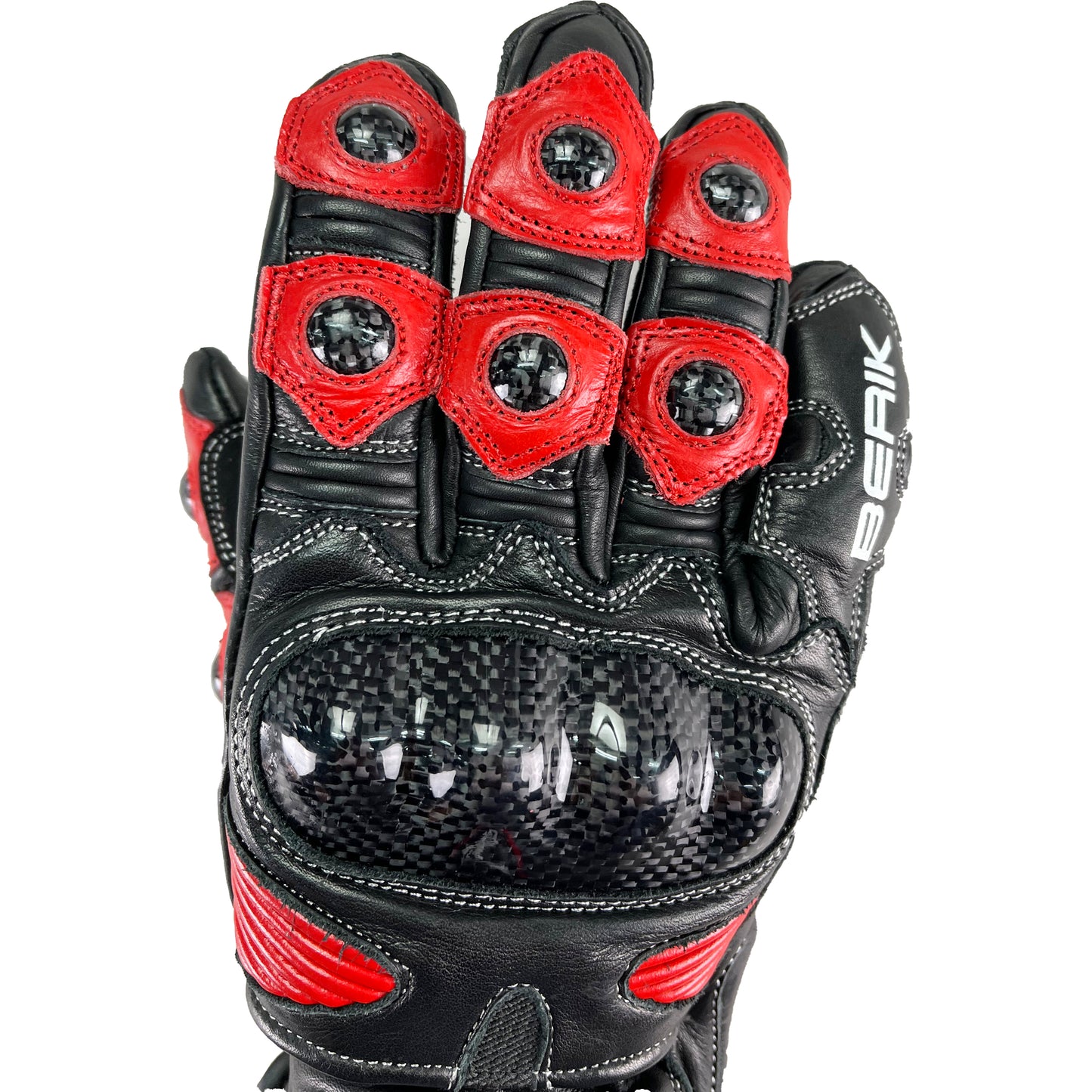 G-214102-BK RED BERIK RACINGGLOVE