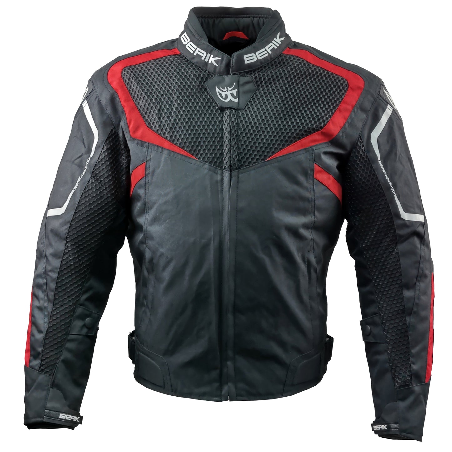 NJ-203305-BK BLACK/RED BERIK MESH NYLONJACKET