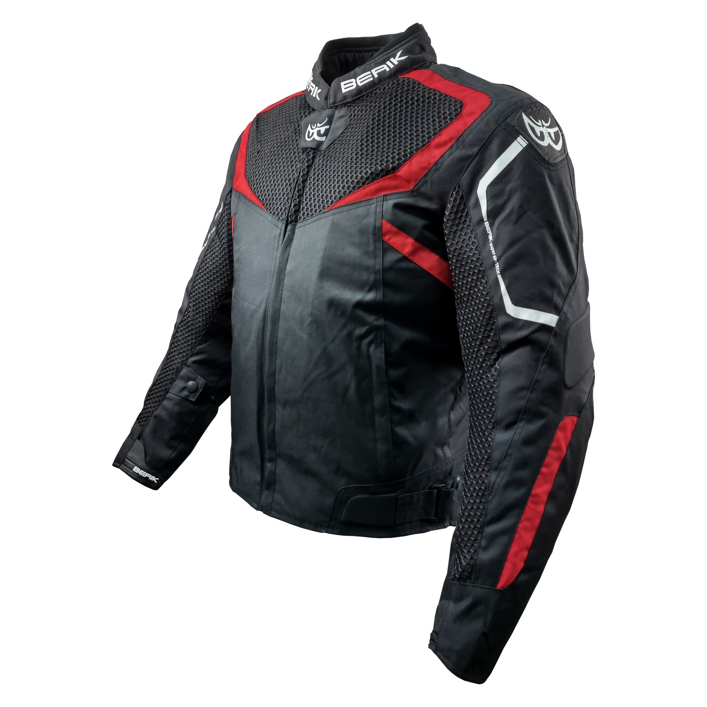 NJ-203305-BK BLACK/RED BERIK MESH NYLONJACKET